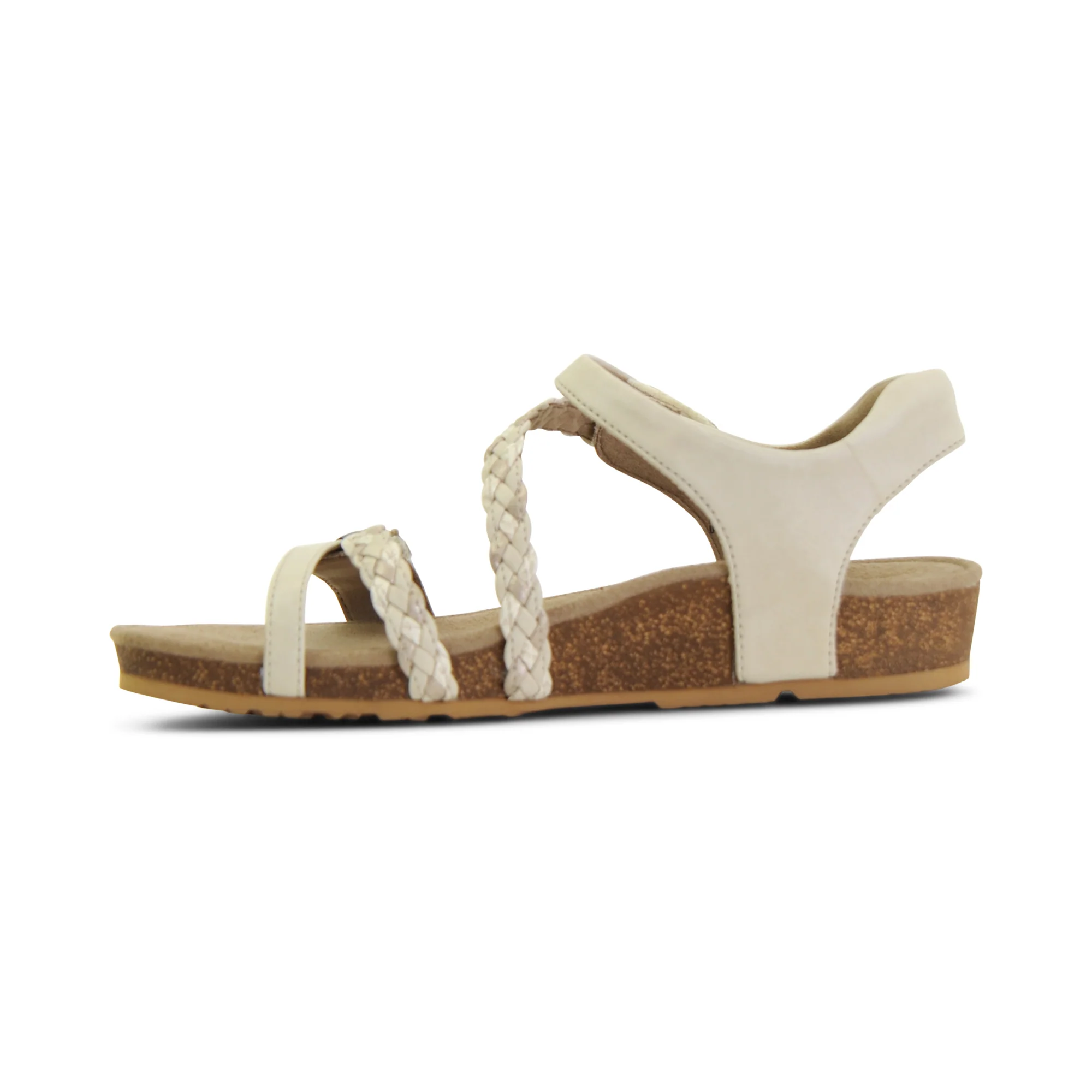 Jillian Braided Quarter Strap Sandal - Ivory - Image 3