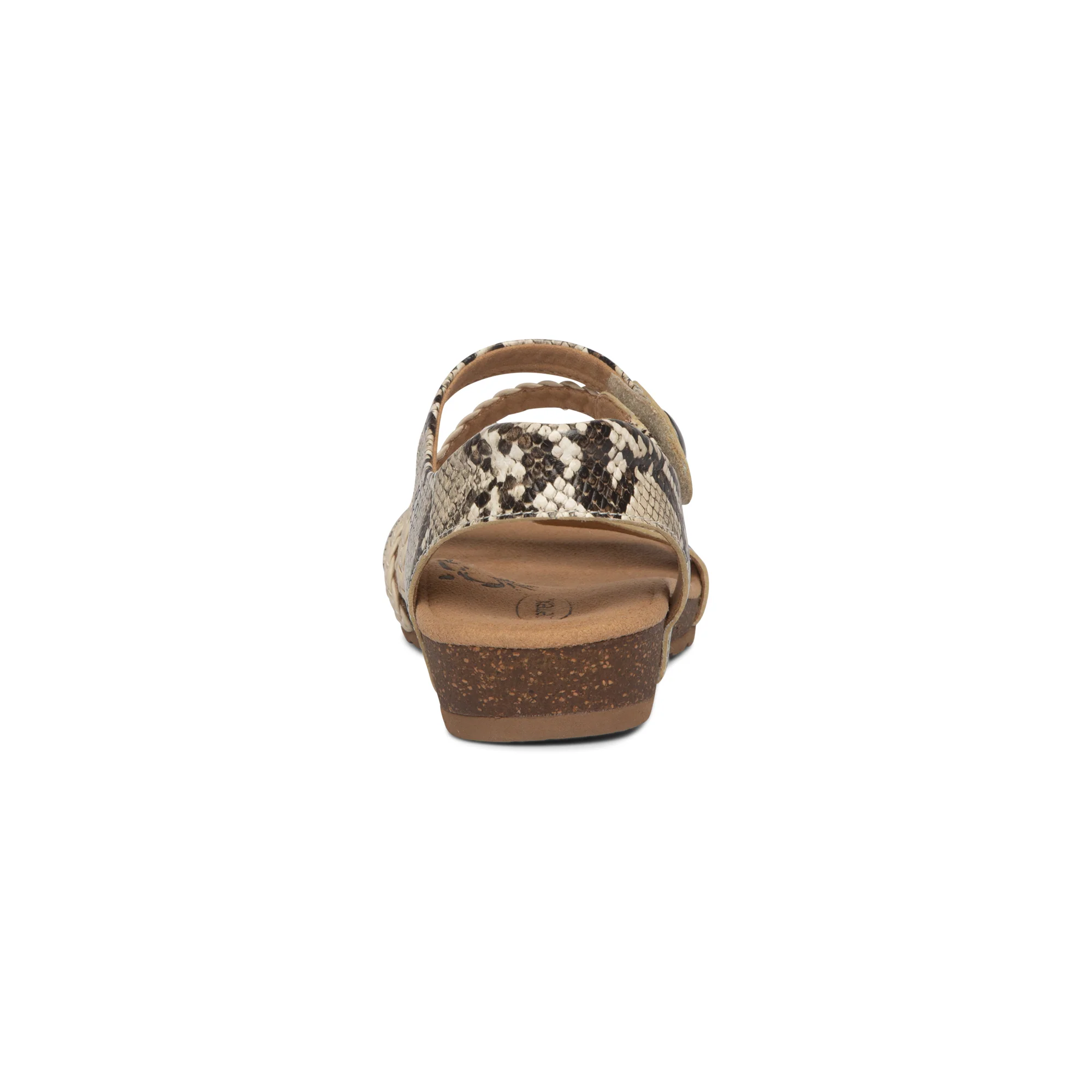 Jillian Braided Quarter Strap Sandal - Snake - Image 3