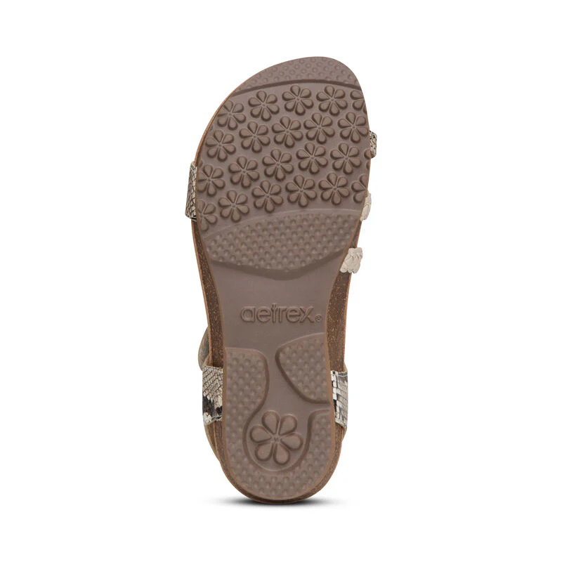 Jillian Braided Quarter Strap Sandal - Snake - Image 6