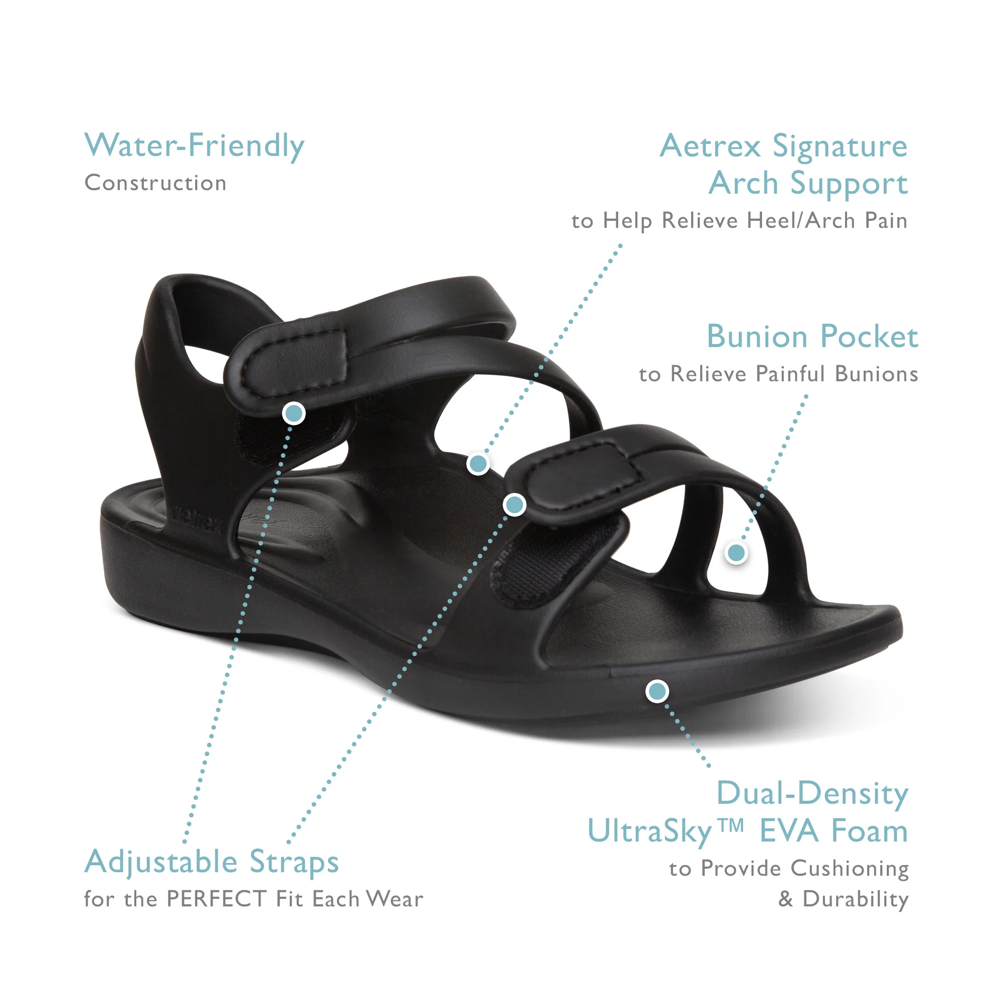 Jillian Sport Sandal - Shimmer Grey - Image 7