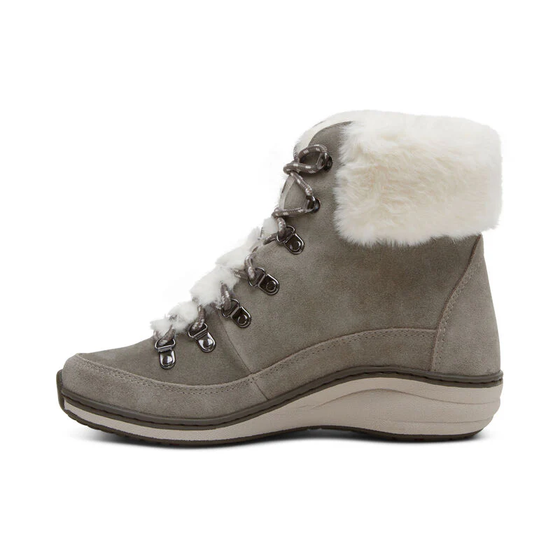 Jodie Fur Winter Boot - Grey - Image 3