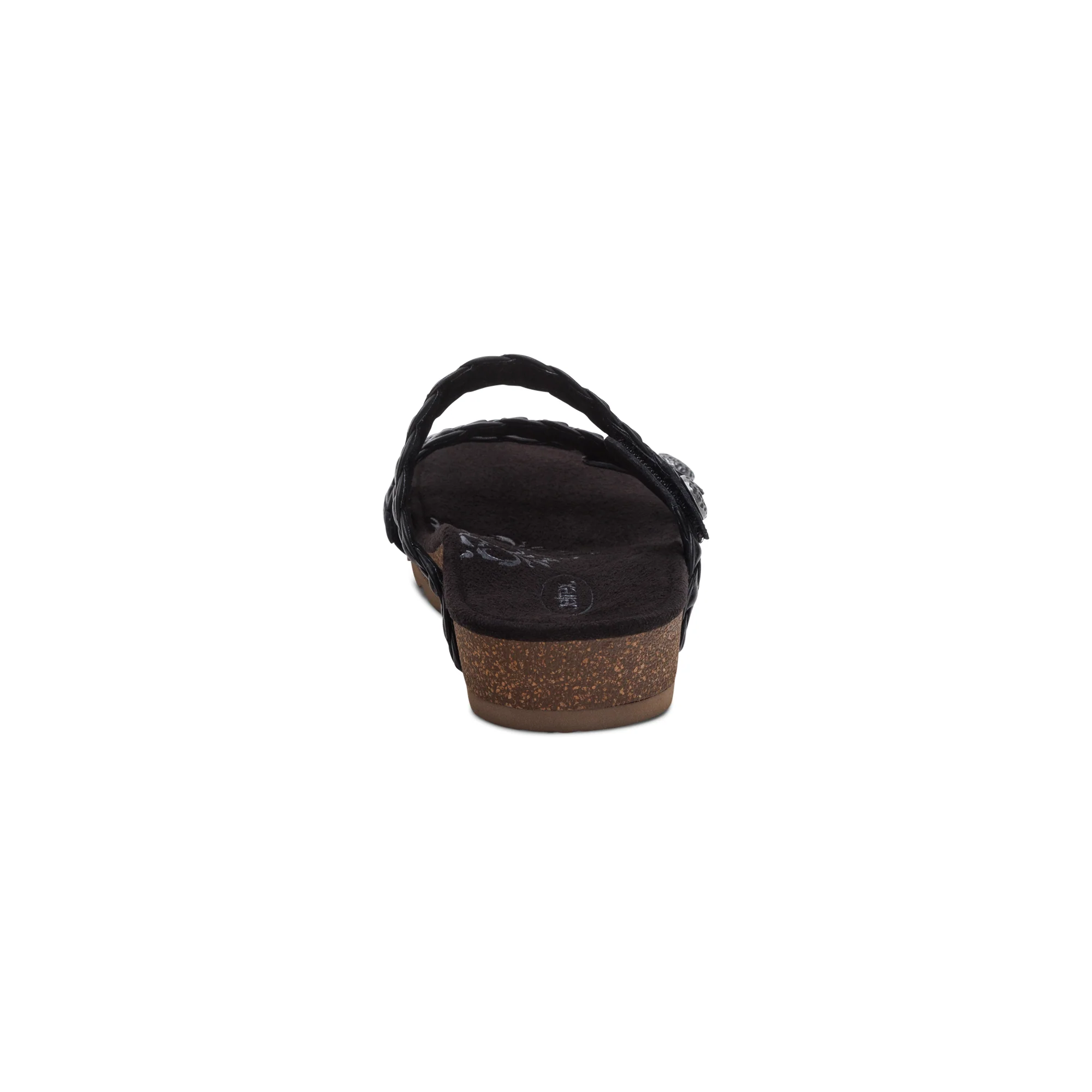 Josie Braided Slide - Black - Image 3