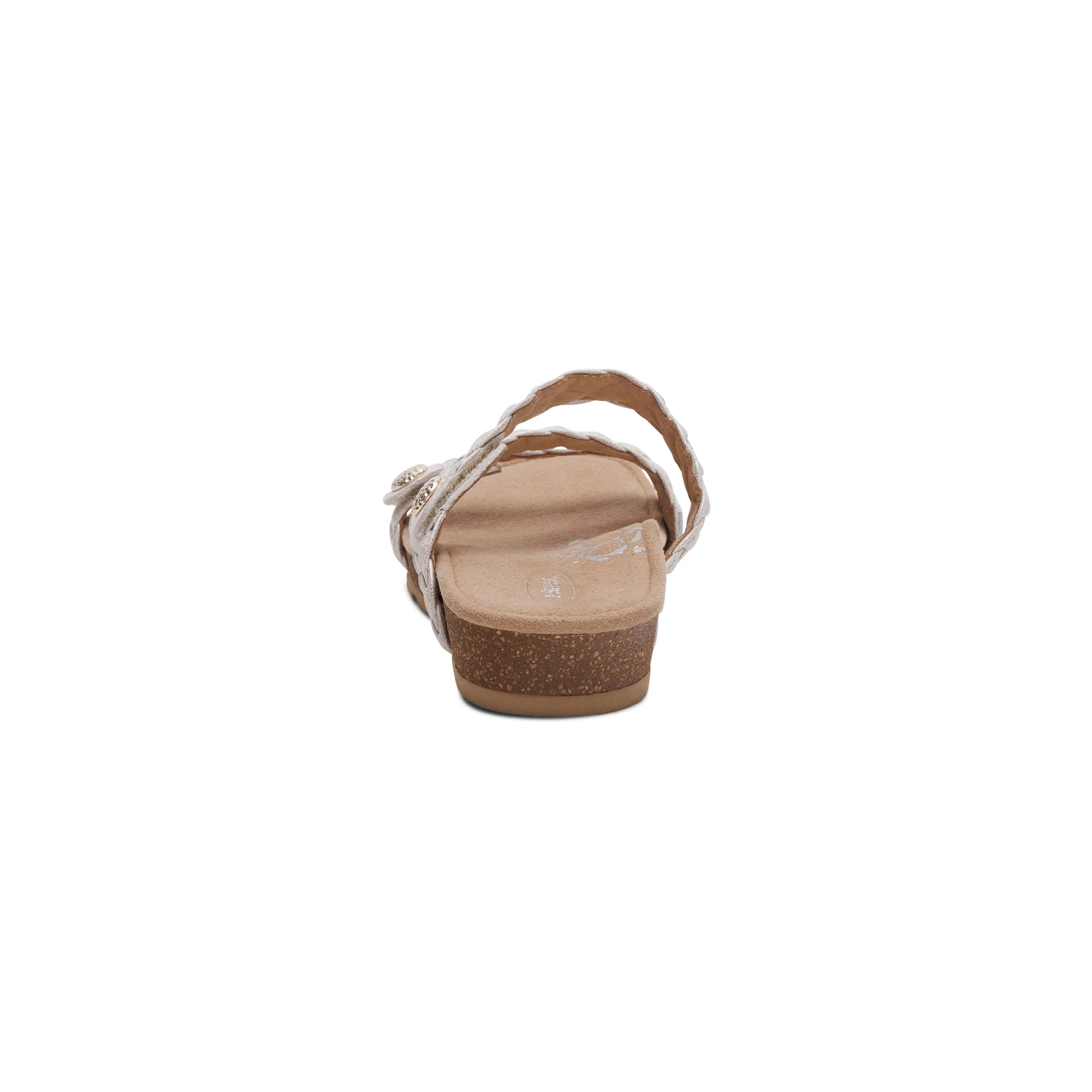 Josie Braided Slide - Champagne - Image 3