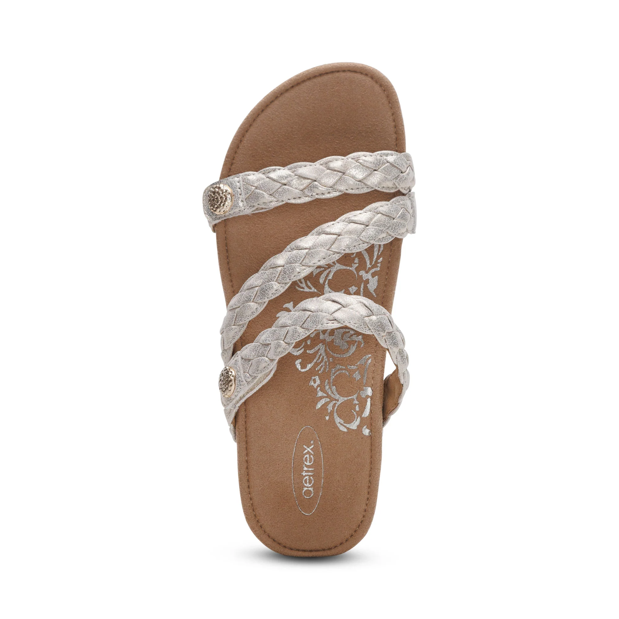 Josie Braided Slide - Champagne - Image 5