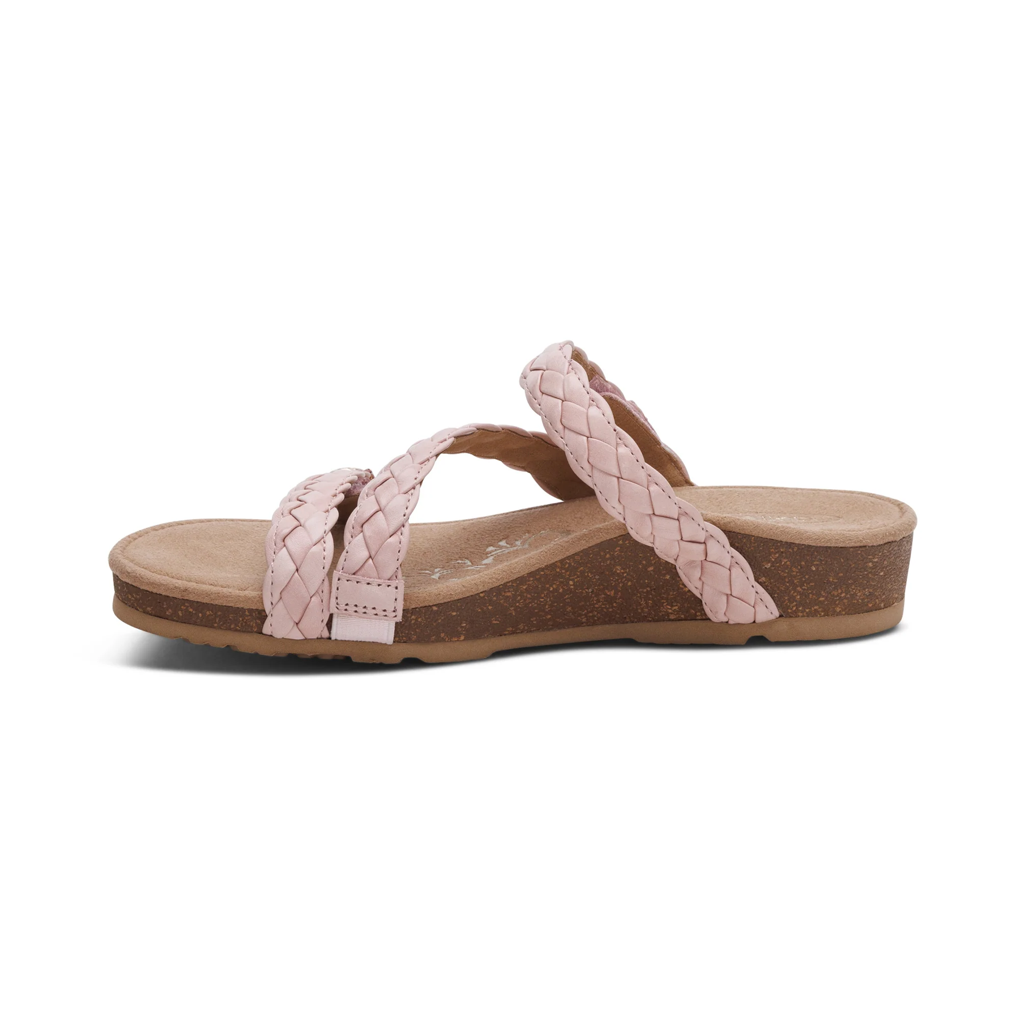 Josie Braided Slide - Rose - Image 4