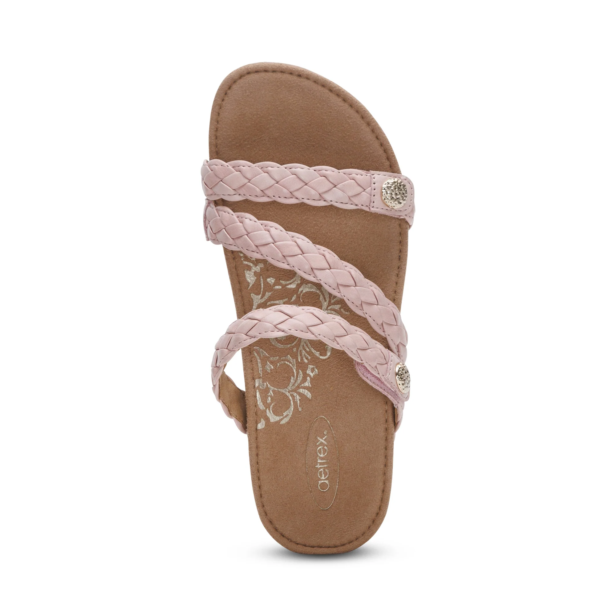 Josie Braided Slide - Rose - Image 5