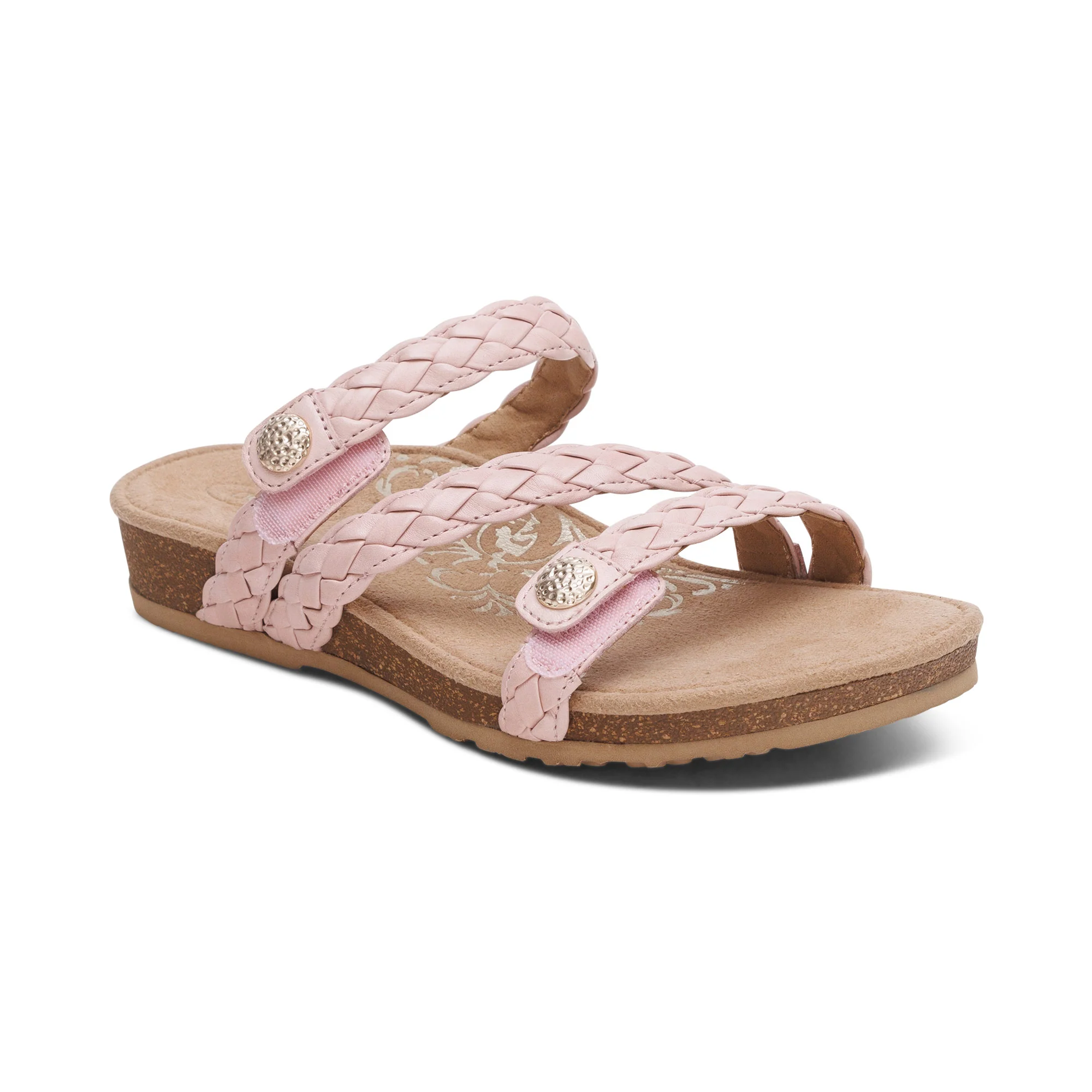Josie Braided Slide - Rose - Image 7