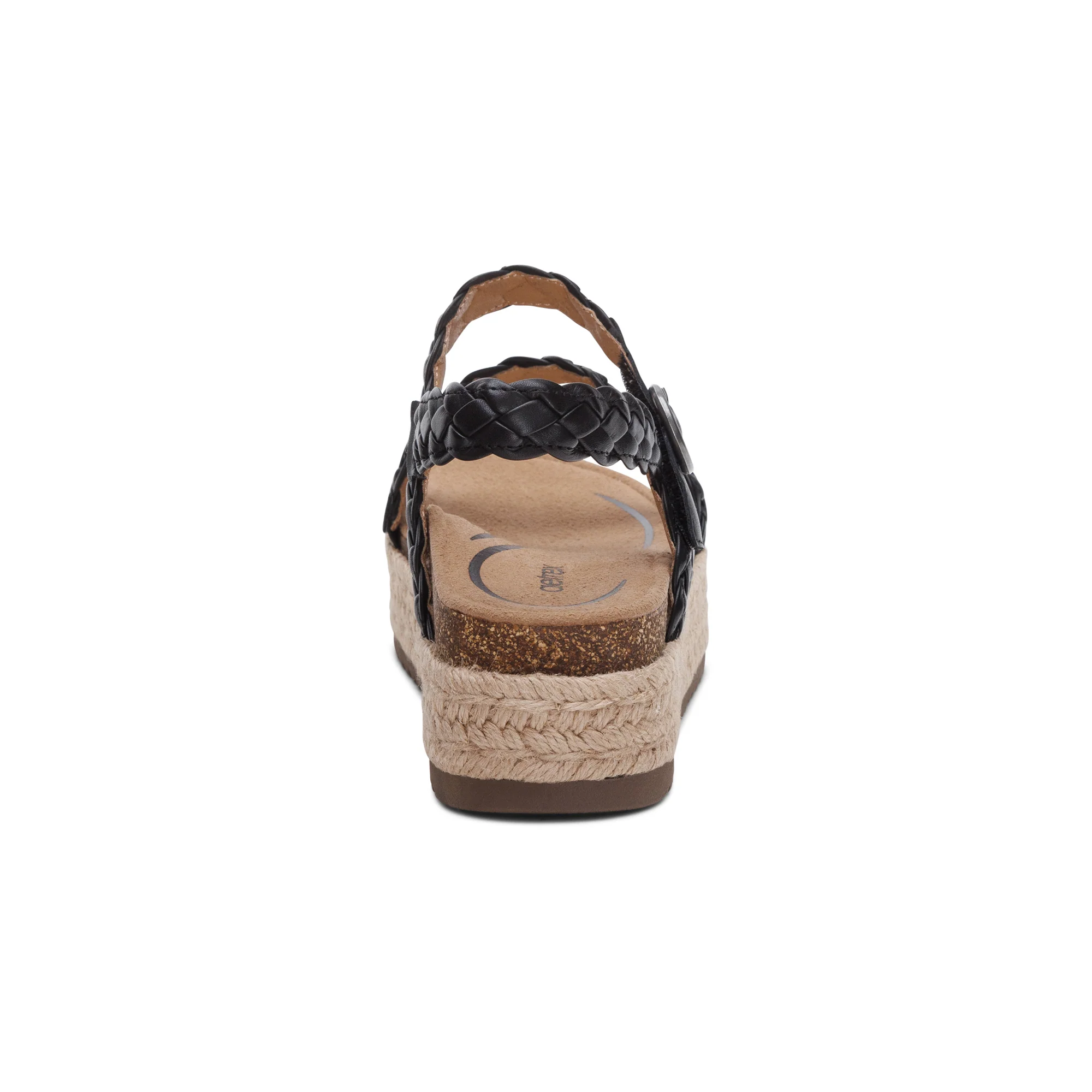 Julia Arch Support Platform Sandal - Black - Image 3