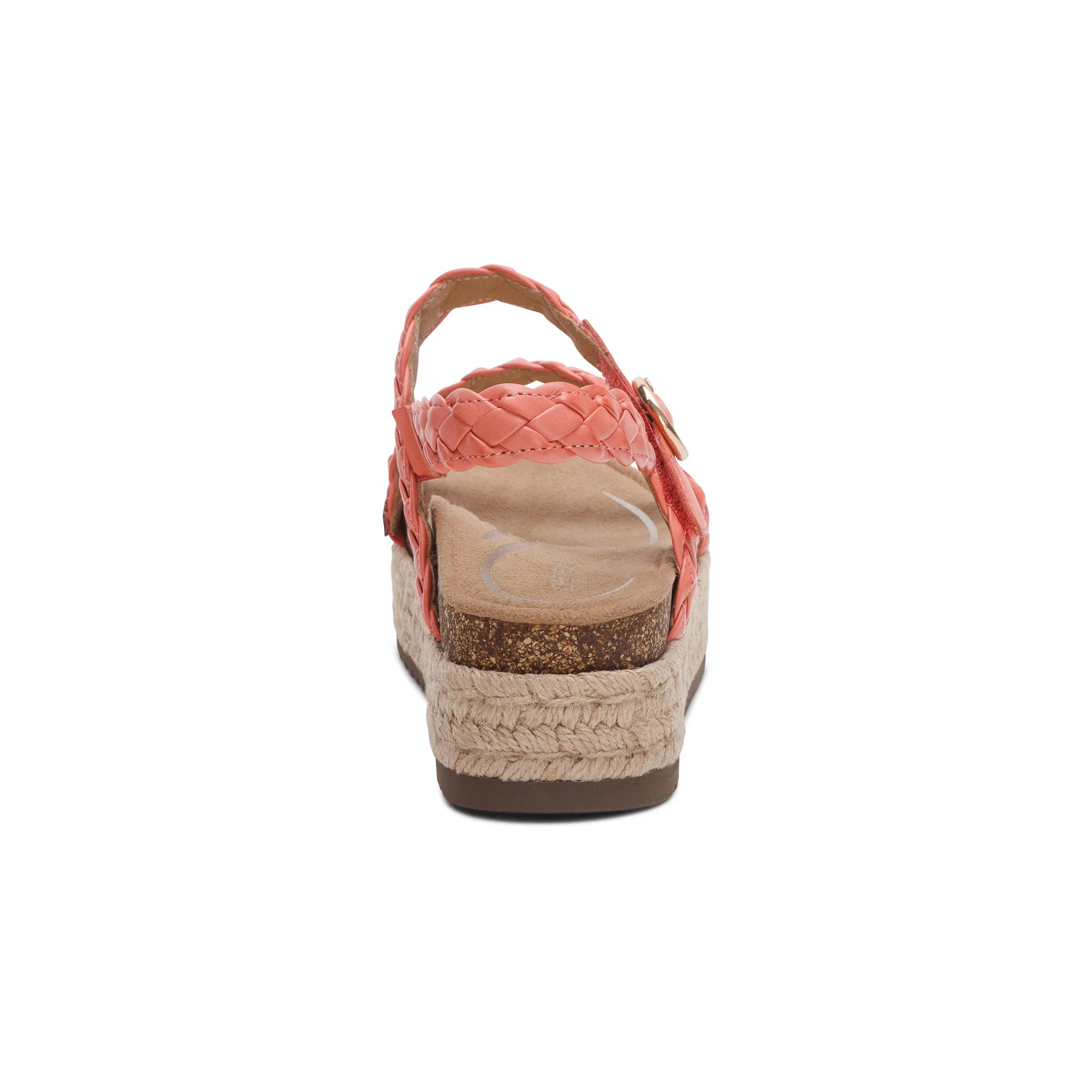 Julia Arch Support Platform Sandal - Coral - Image 3