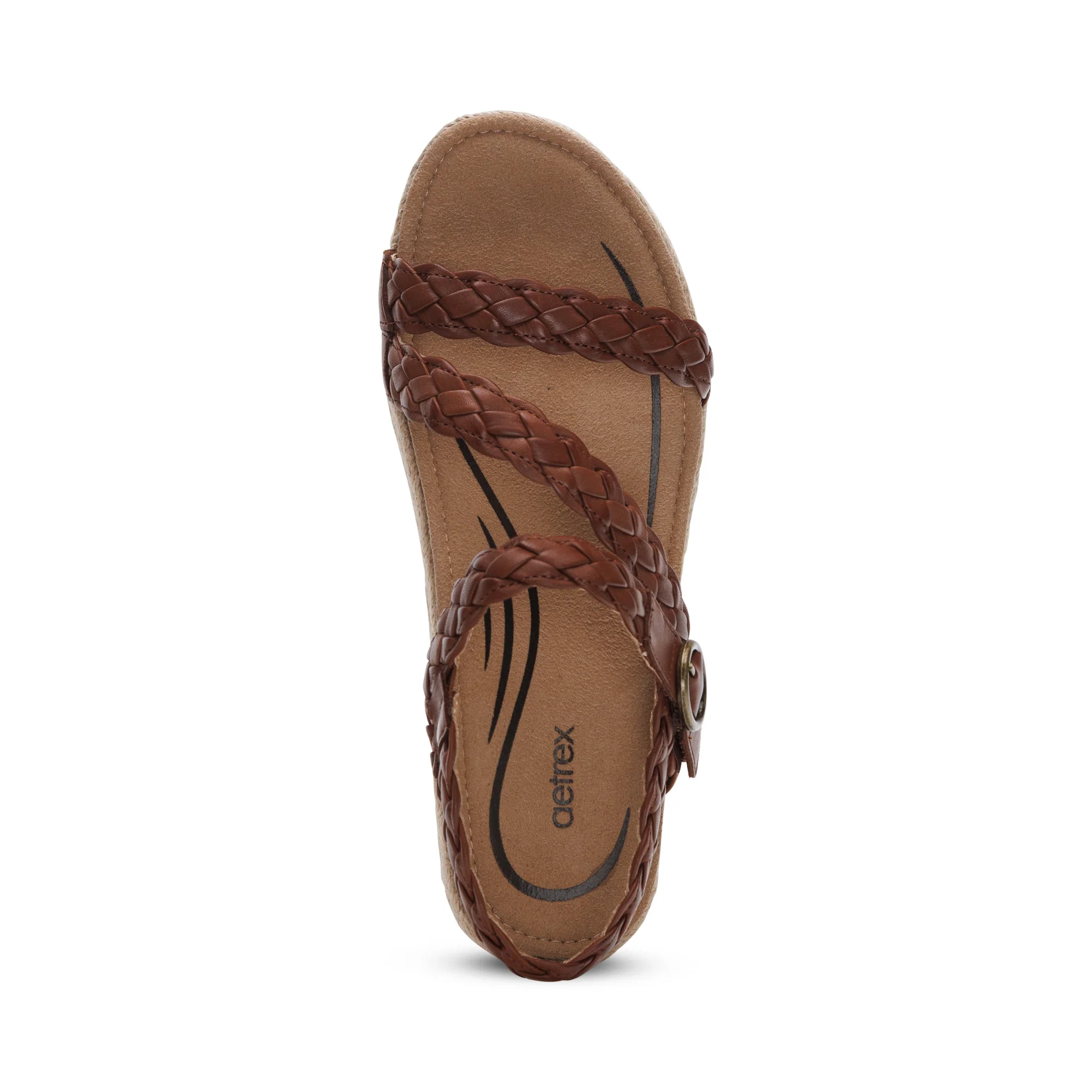 Julia Arch Support Platform Sandal - Walnut - Image 5