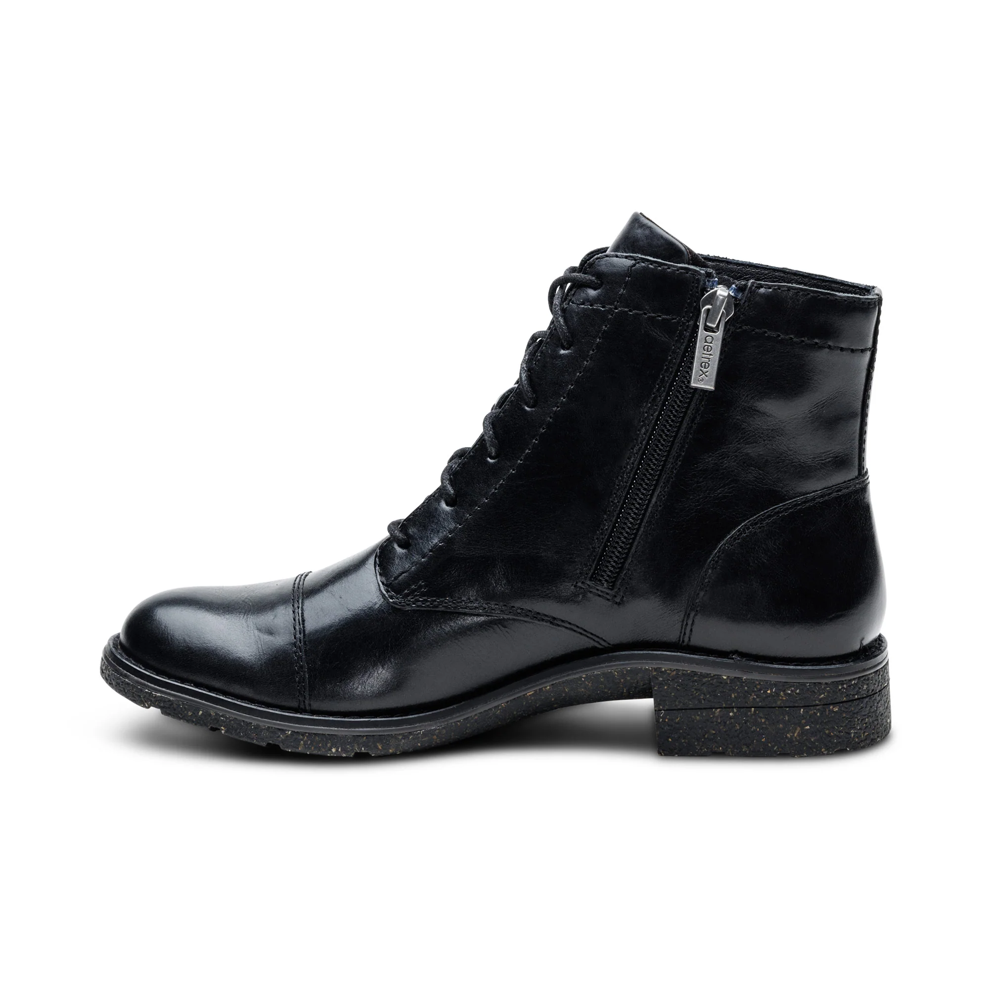 Juliet Lace-Up Boot - Black - Image 4