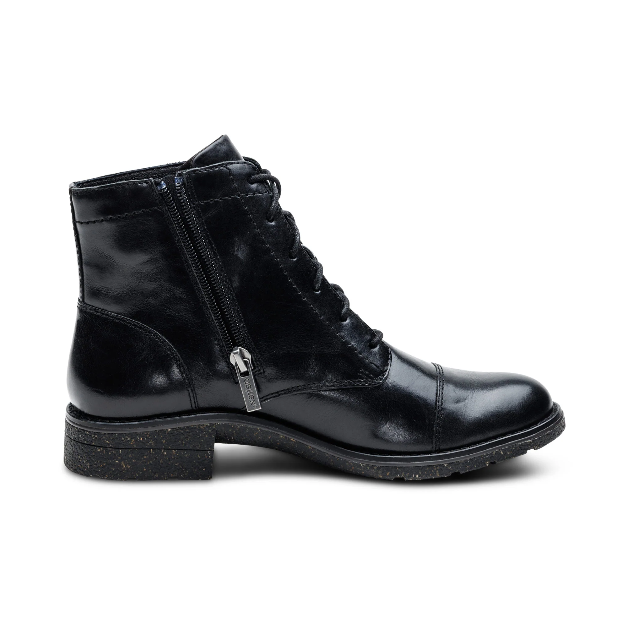Juliet Lace-Up Boot - Black - Image 7