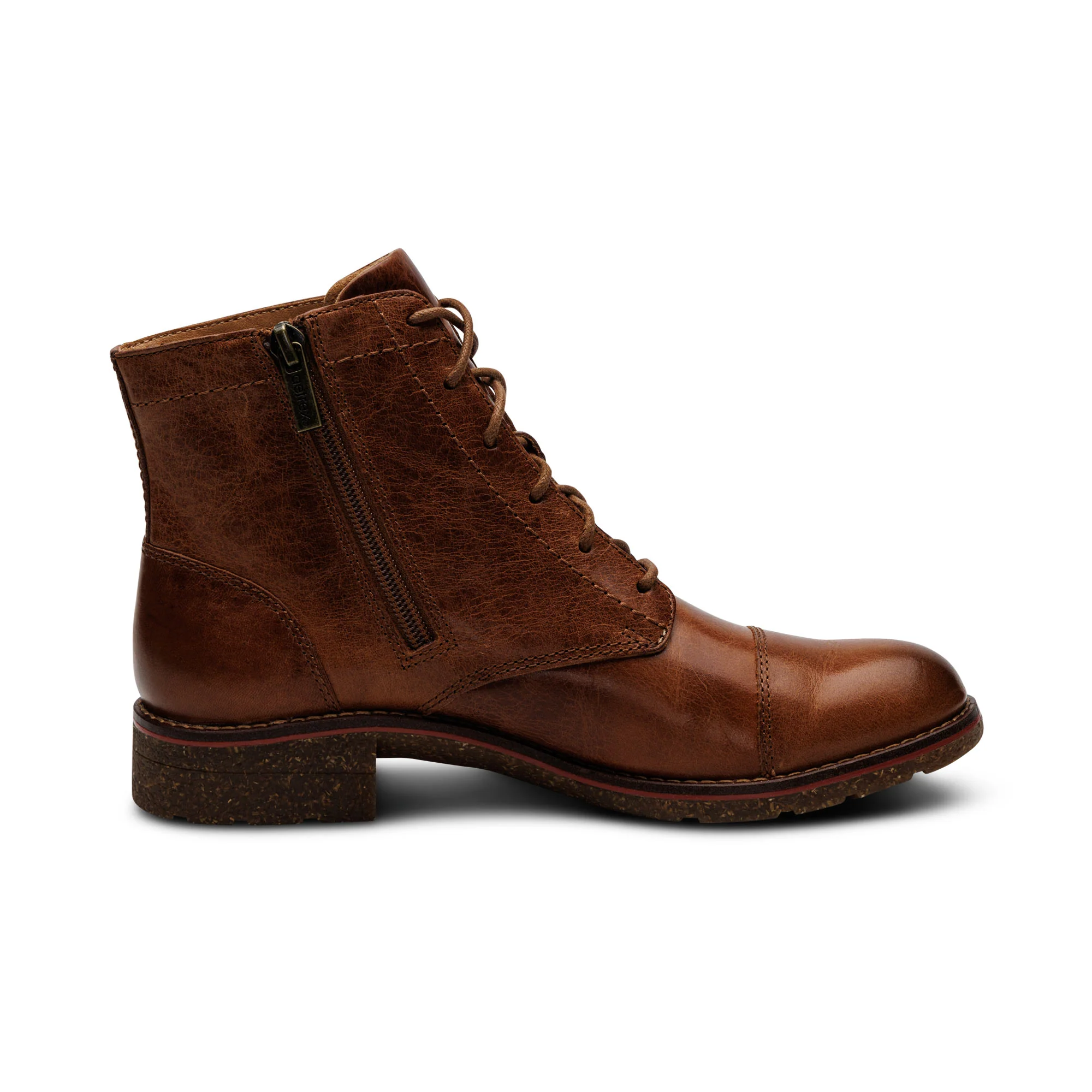 Juliet Lace-Up Boot - Cognac - Image 2