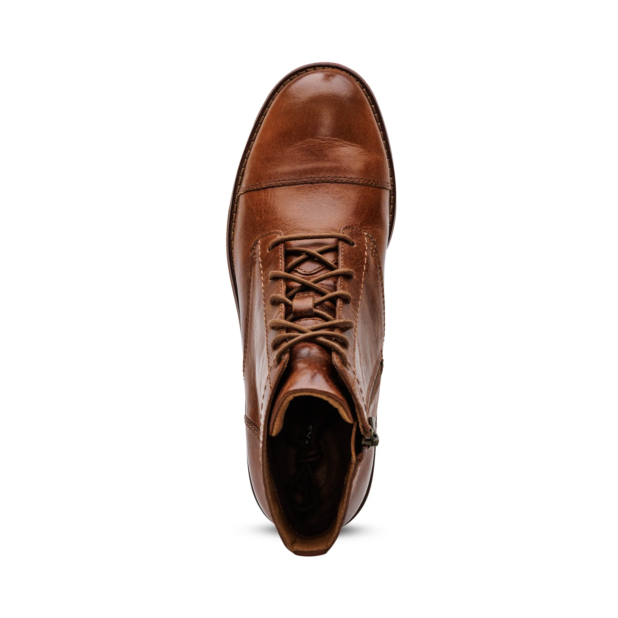 Juliet Lace-Up Boot - Cognac - Image 5