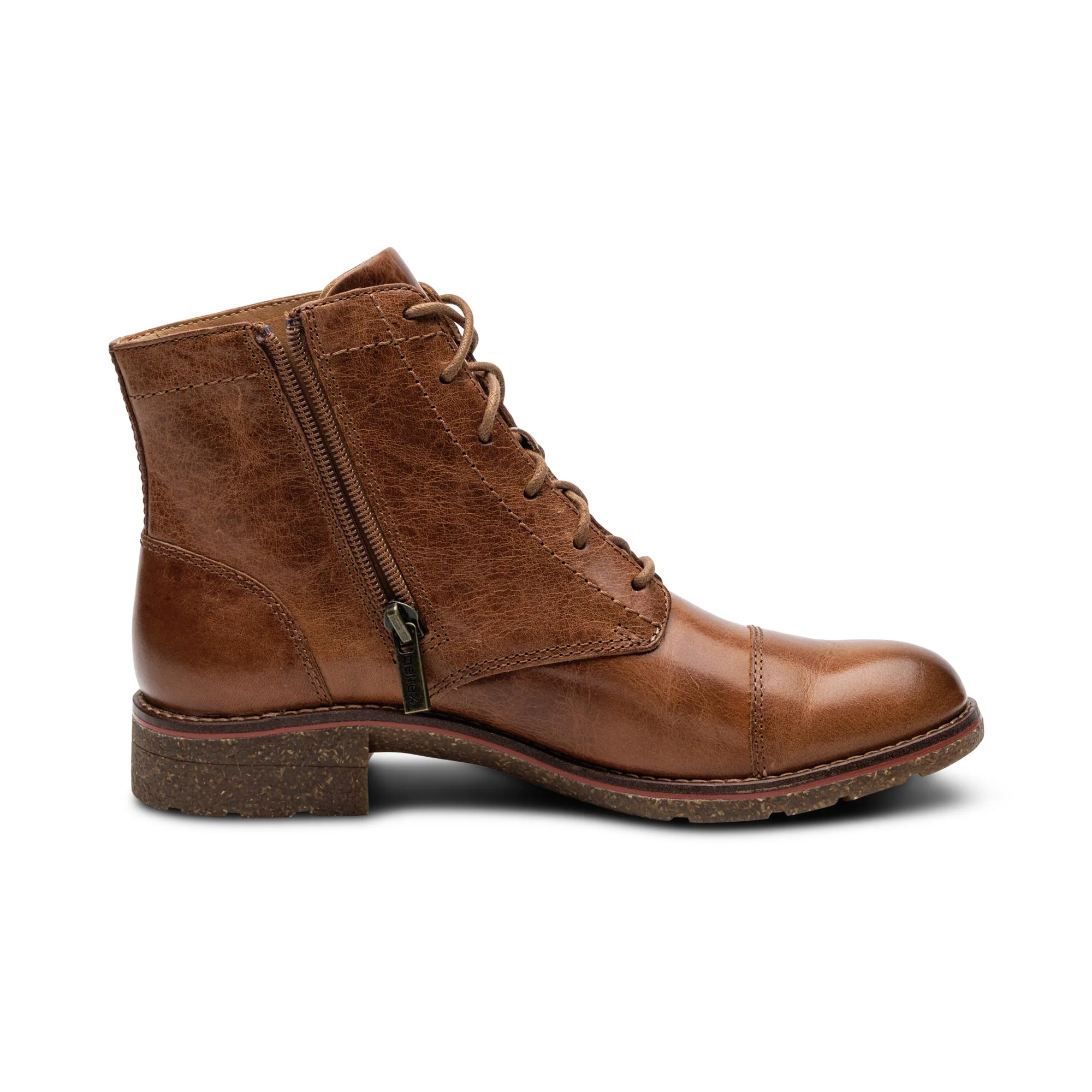 Juliet Lace-Up Boot - Cognac - Image 7