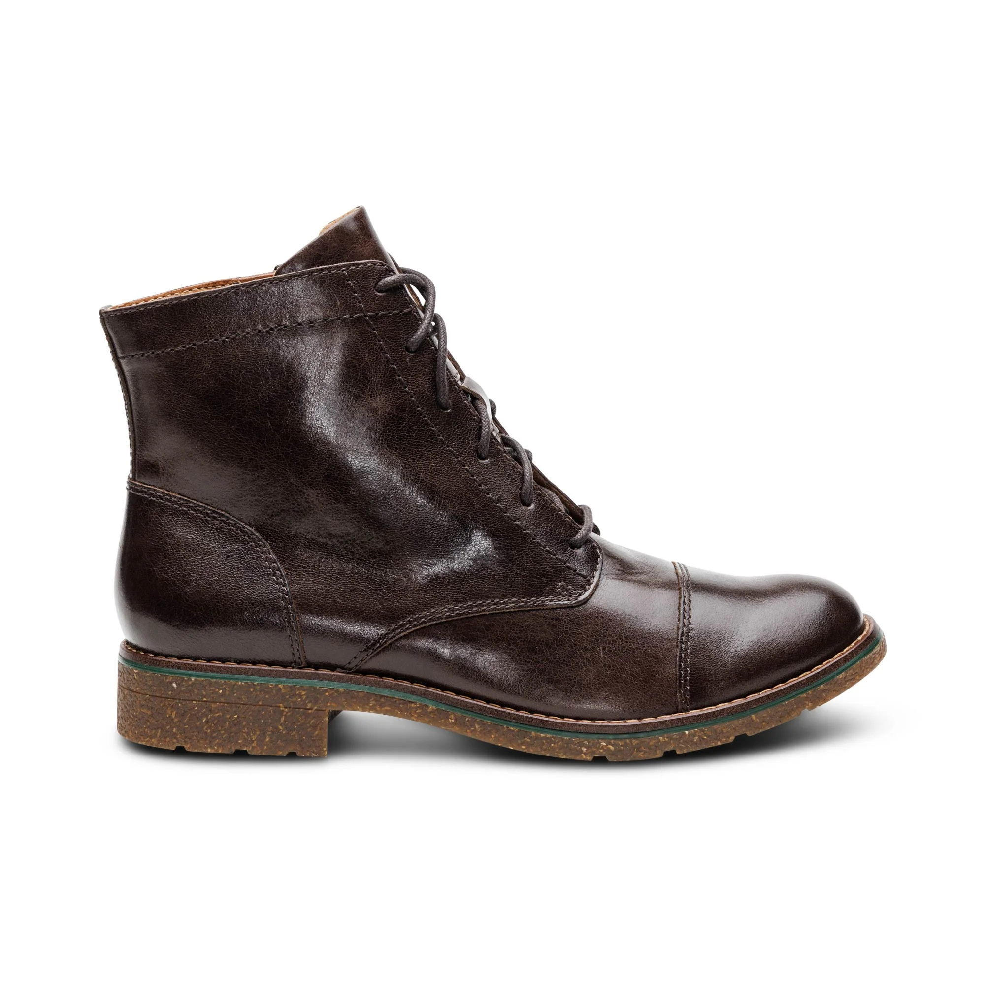 Juliet Lace-Up Boot - Dark Brown - Image 2
