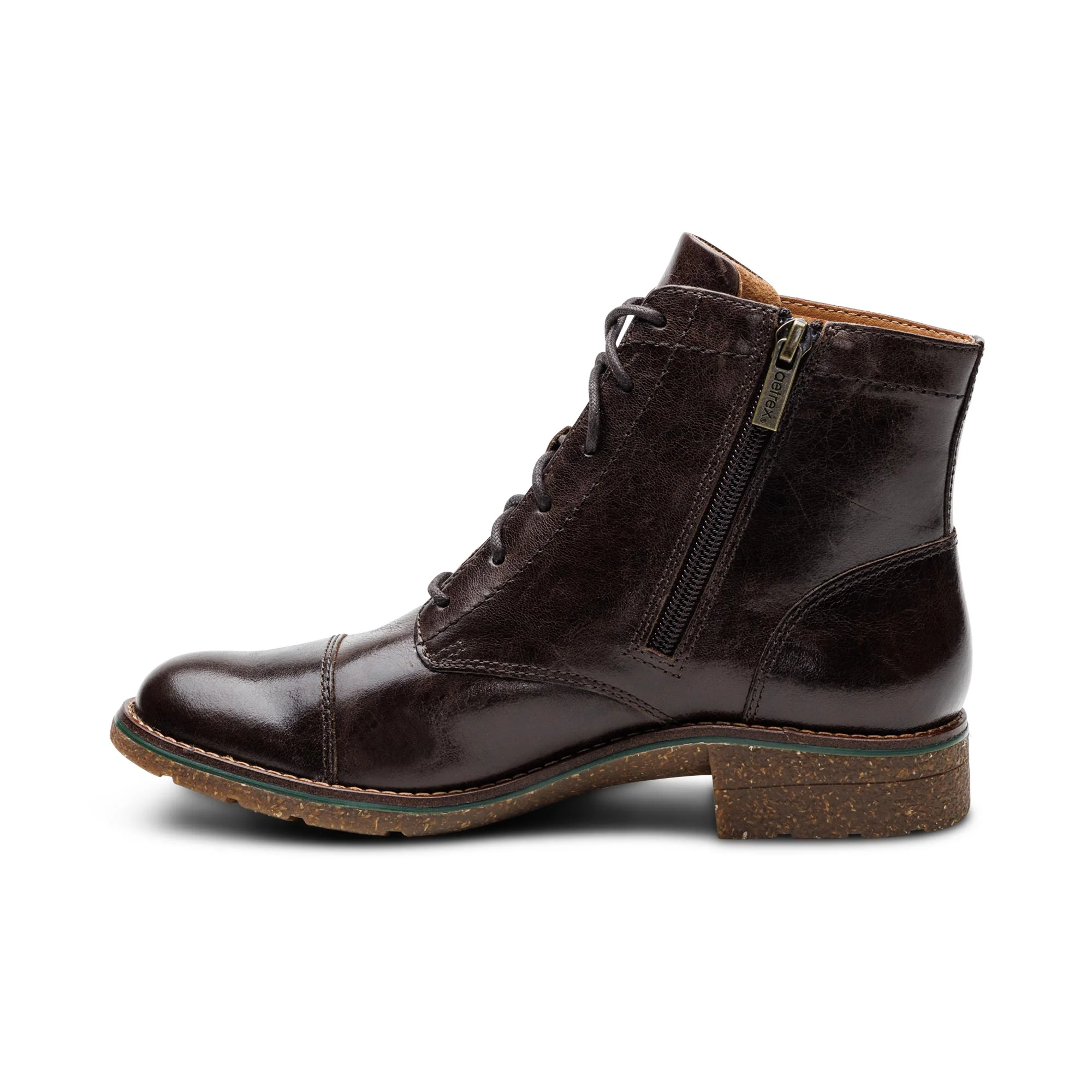 Juliet Lace-Up Boot - Dark Brown - Image 4