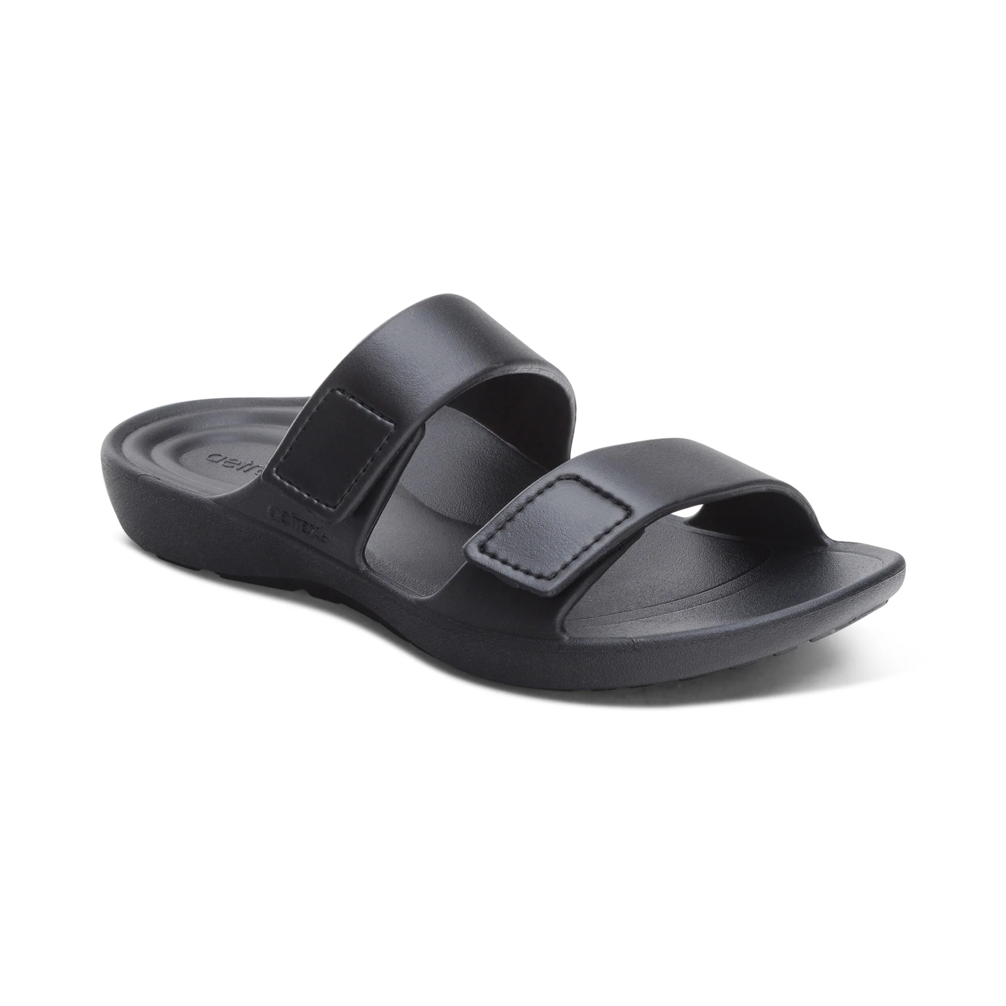 Kaia Two Band Slide - Black