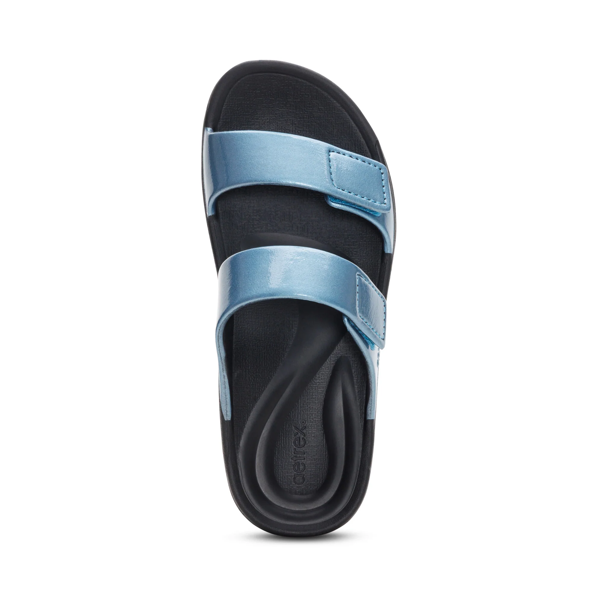 Kaia Two Band Slide - Blue Pearlized - Image 5