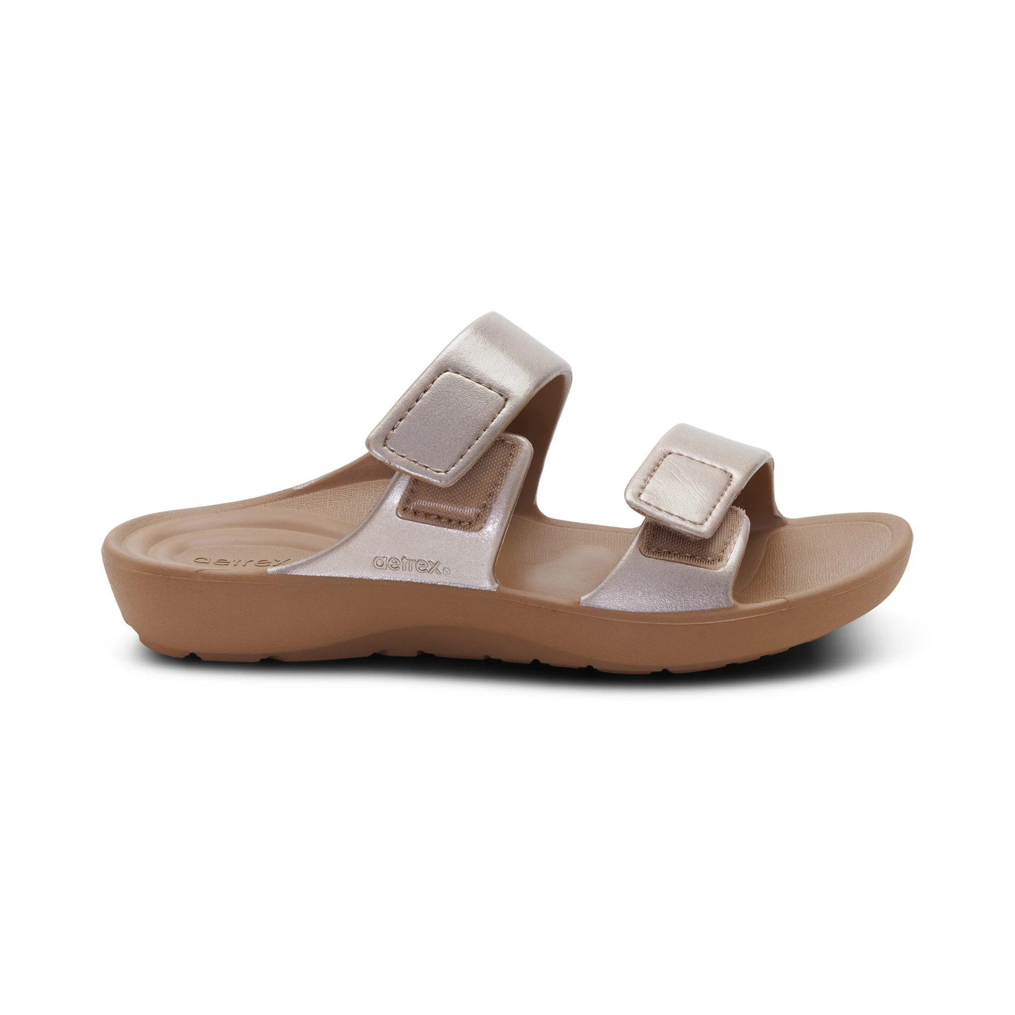 Kaia Two Band Slide - Champagne - Image 7