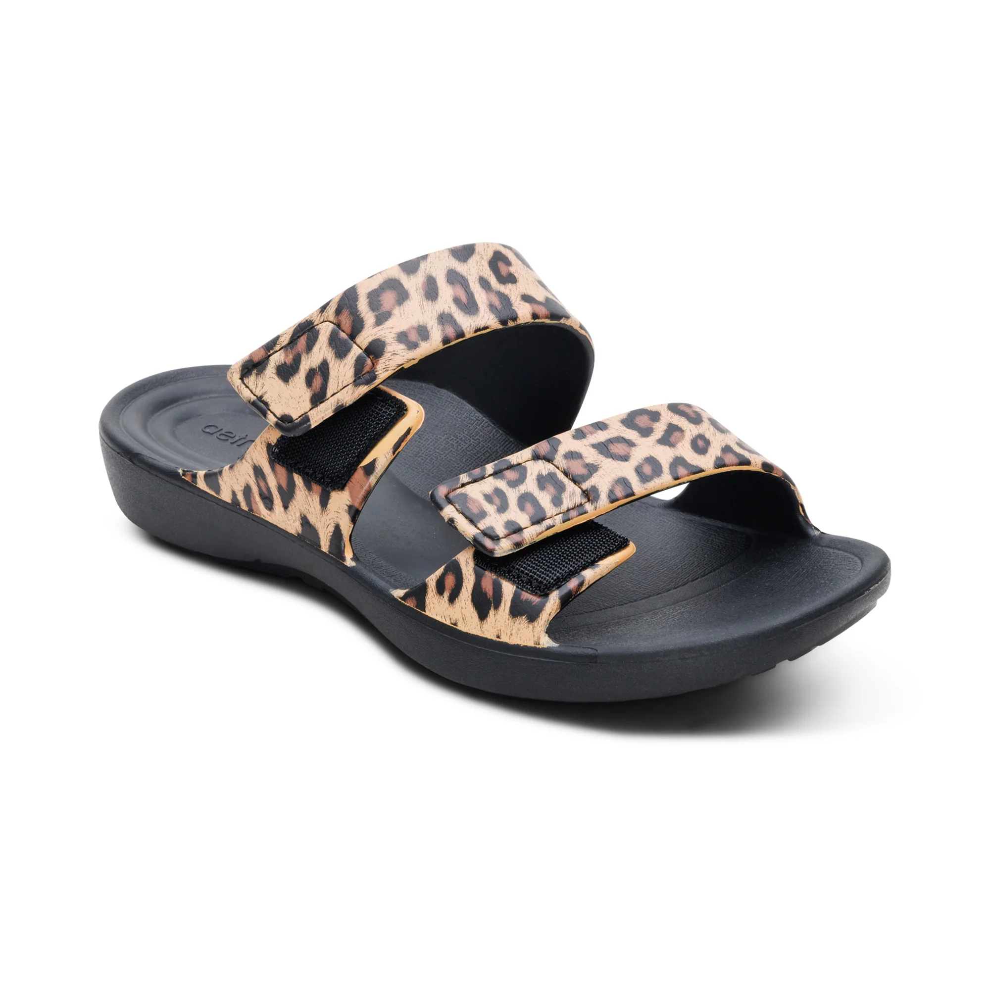 Kaia Two Band Slide - Leopard - Image 7