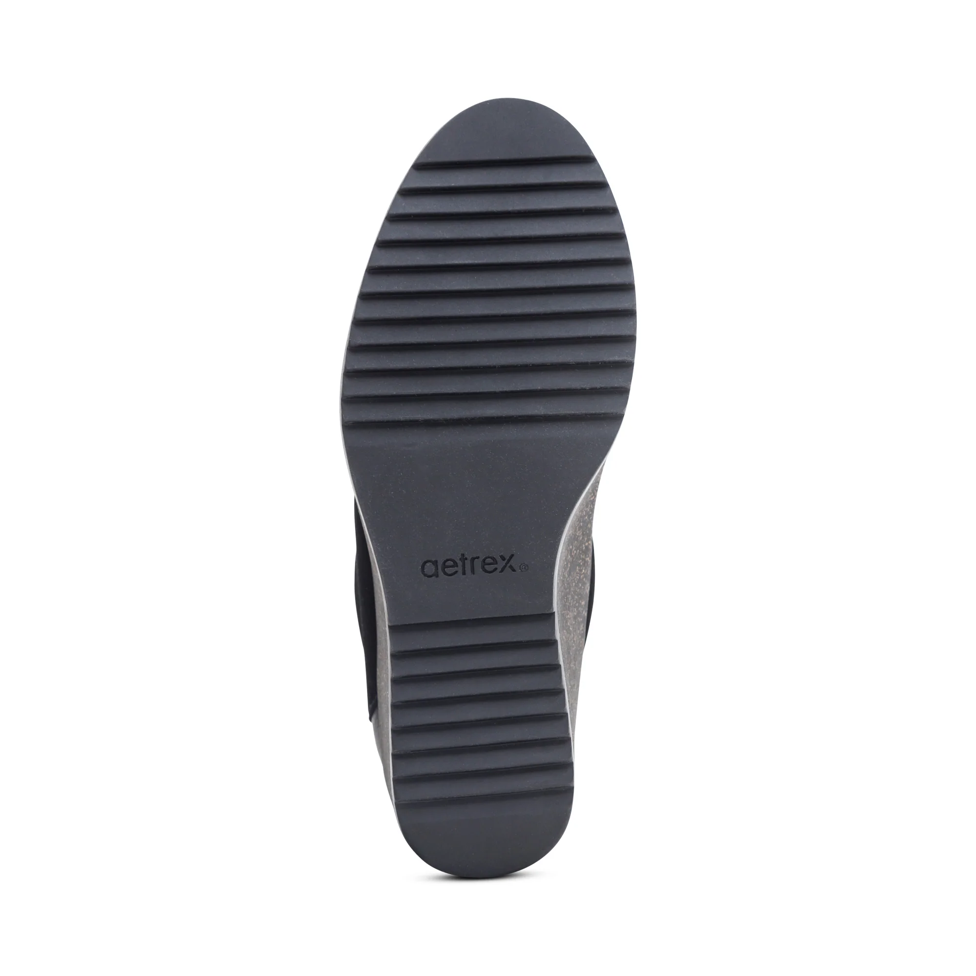 Kara Ankle Wedge Boot - Black - Image 6