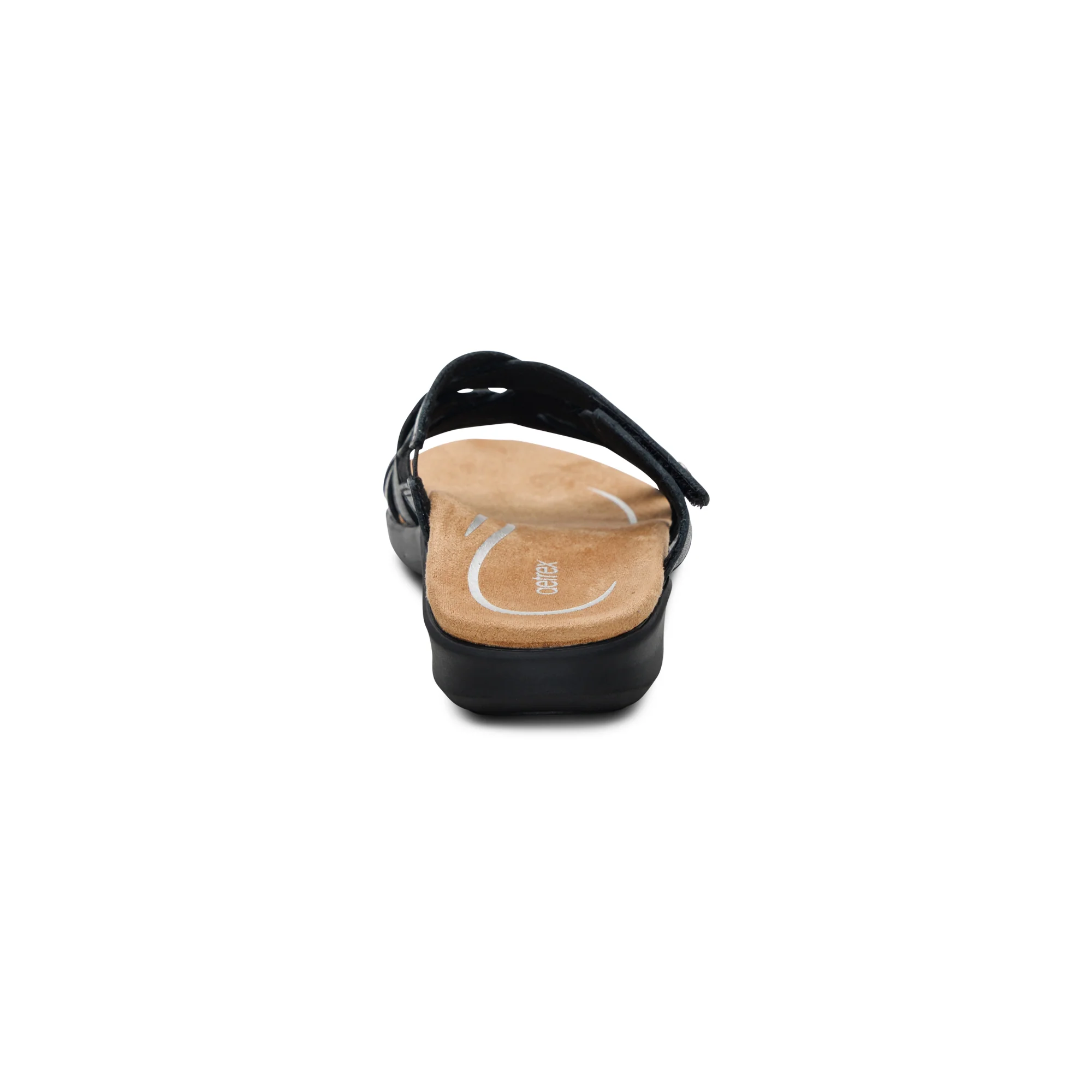 Kasey Adjustable Slide Sandal - Black - Image 3