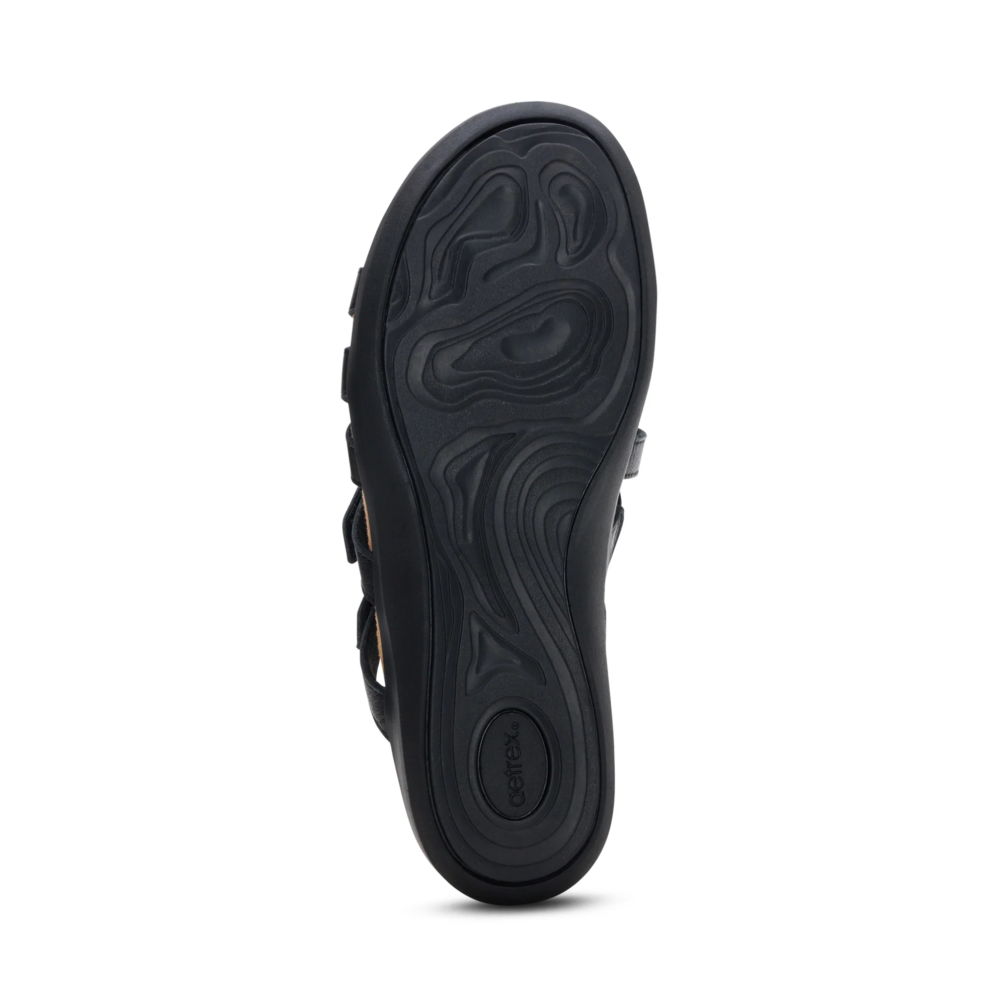 Kasey Adjustable Slide Sandal - Black - Image 6