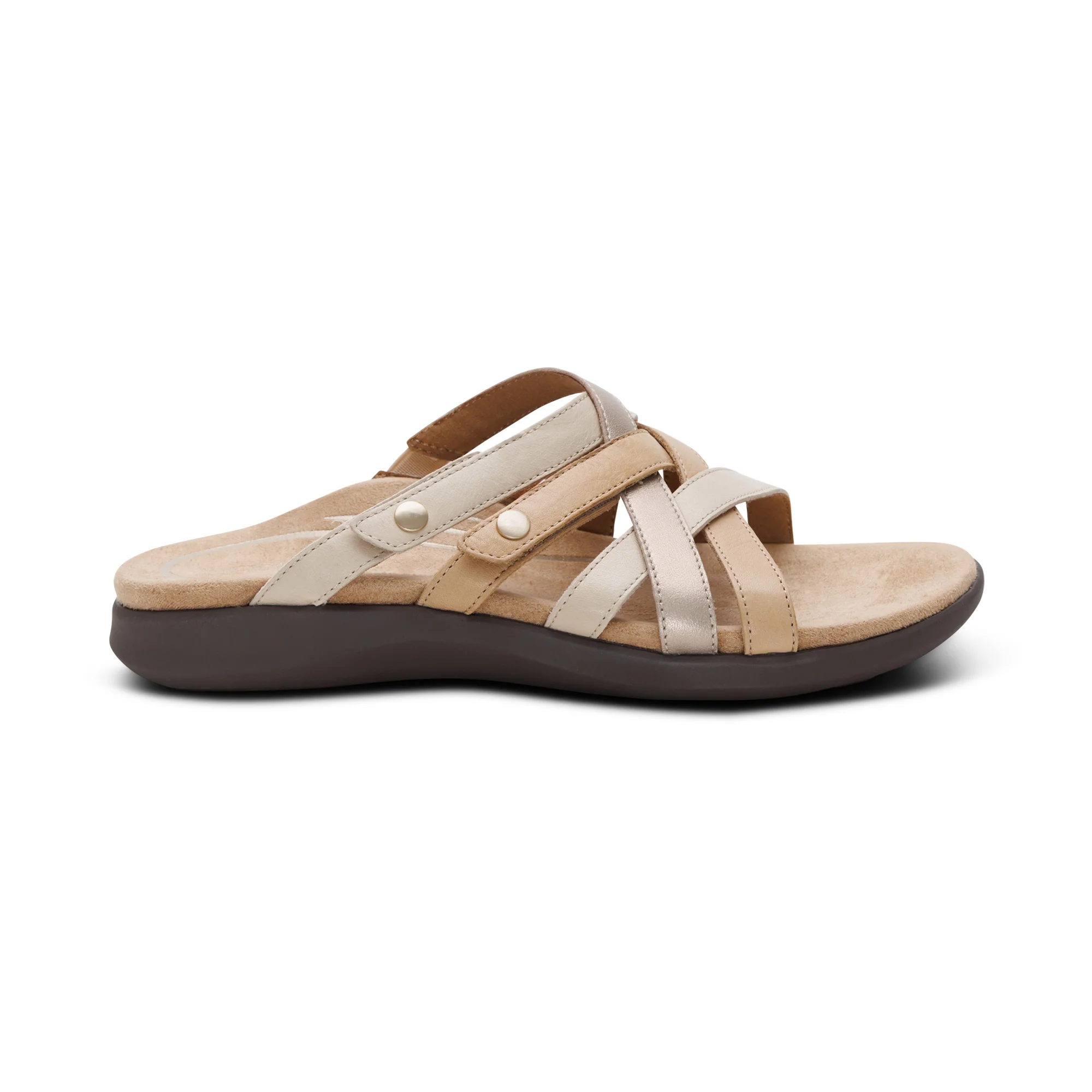 Kasey Adjustable Slide Sandal - Off White - Image 2