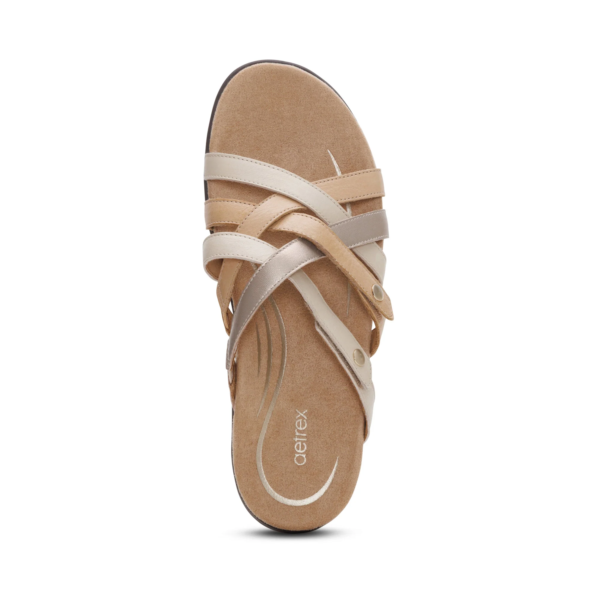Kasey Adjustable Slide Sandal - Off White - Image 5