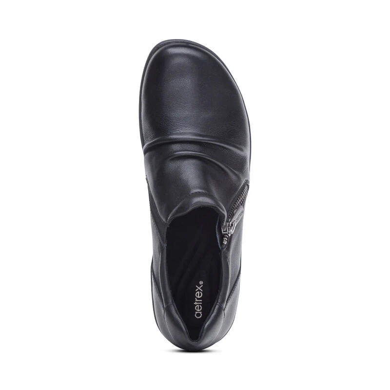 Katie Side Zip Slip-On - Black - Image 5