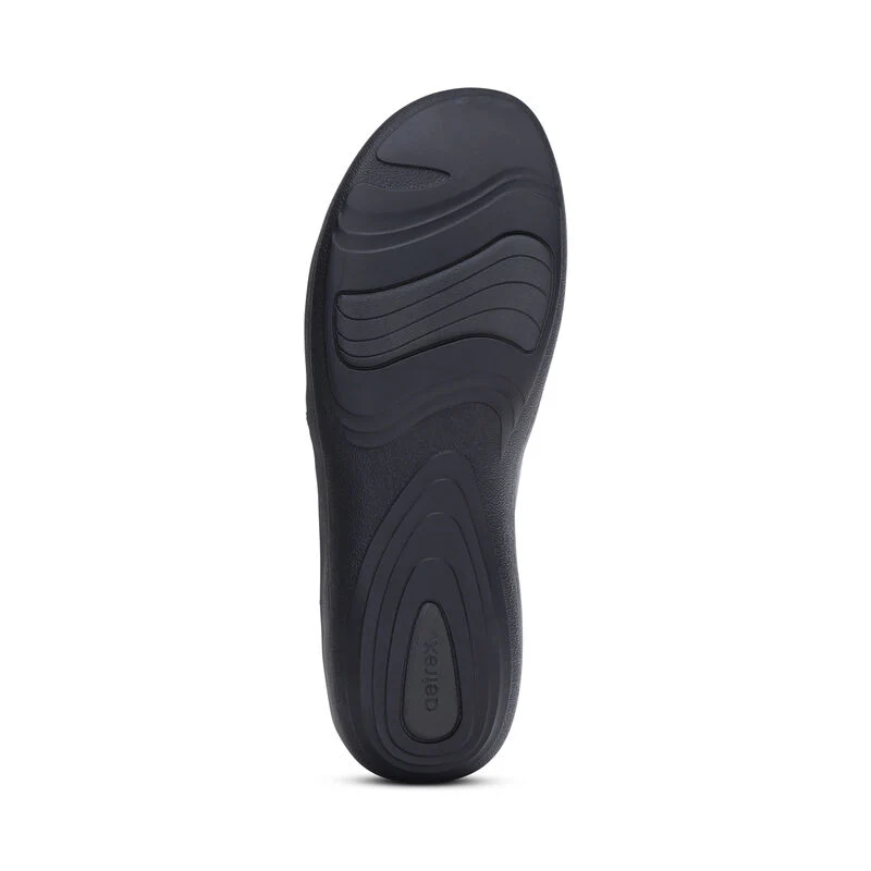 Katie Side Zip Slip-On - Black - Image 6