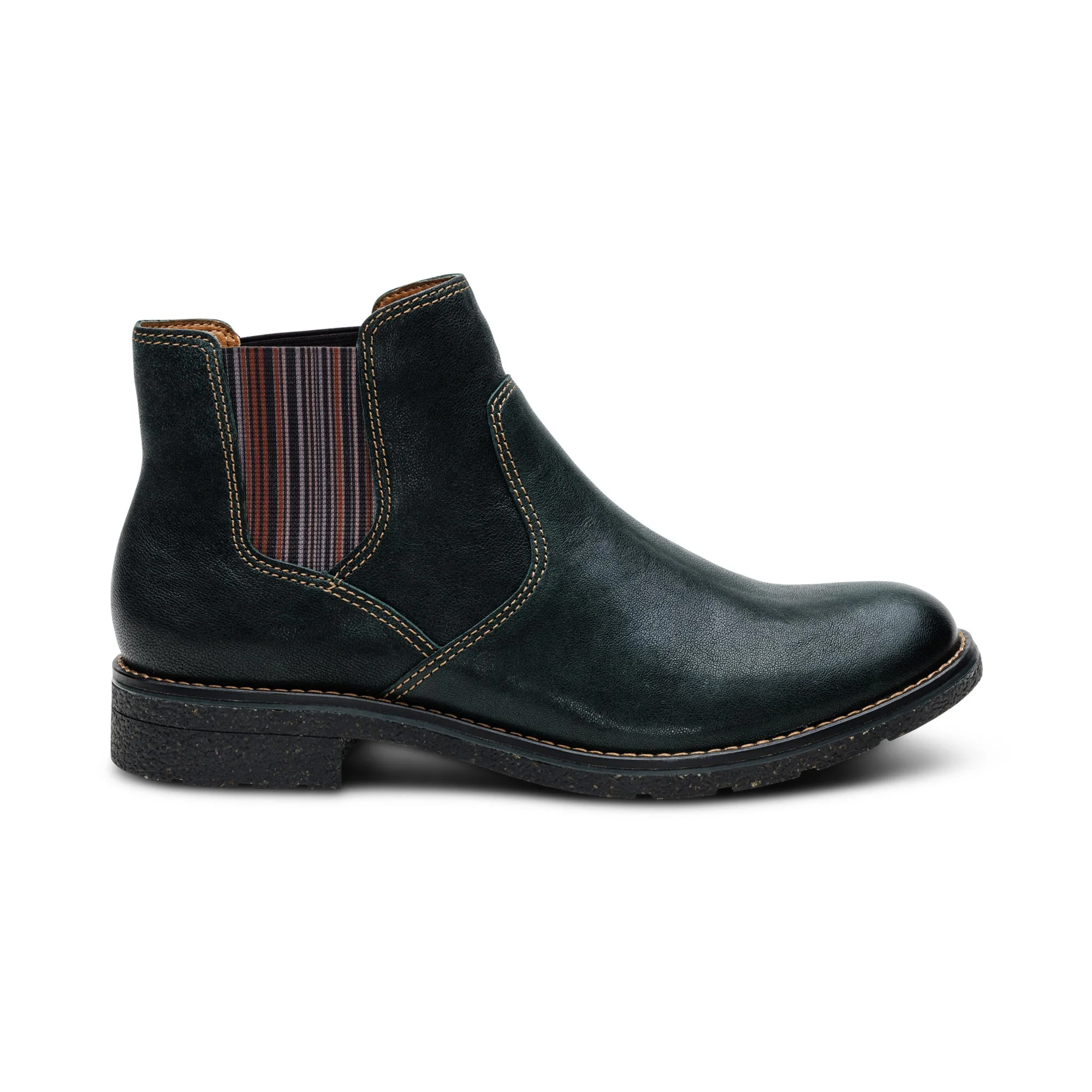 Kaylee Arch Support Chelsea Boot - Dark Green - Image 2