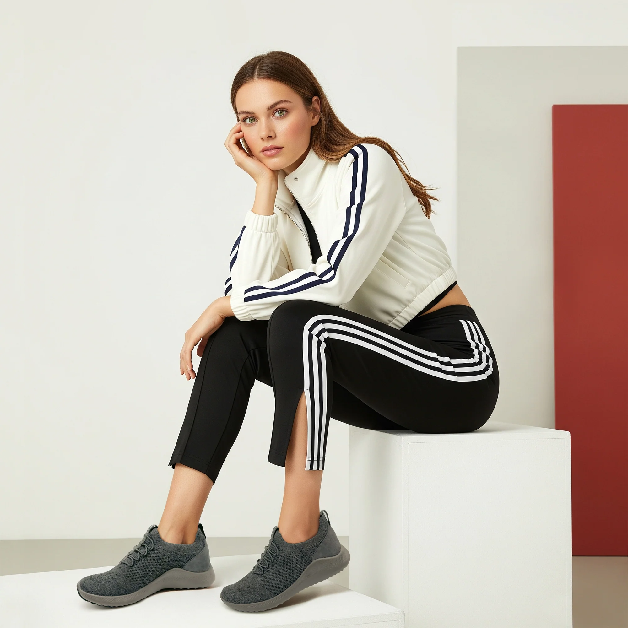Kinsley Arch Support Sneaker - Warm Grey - Image 7