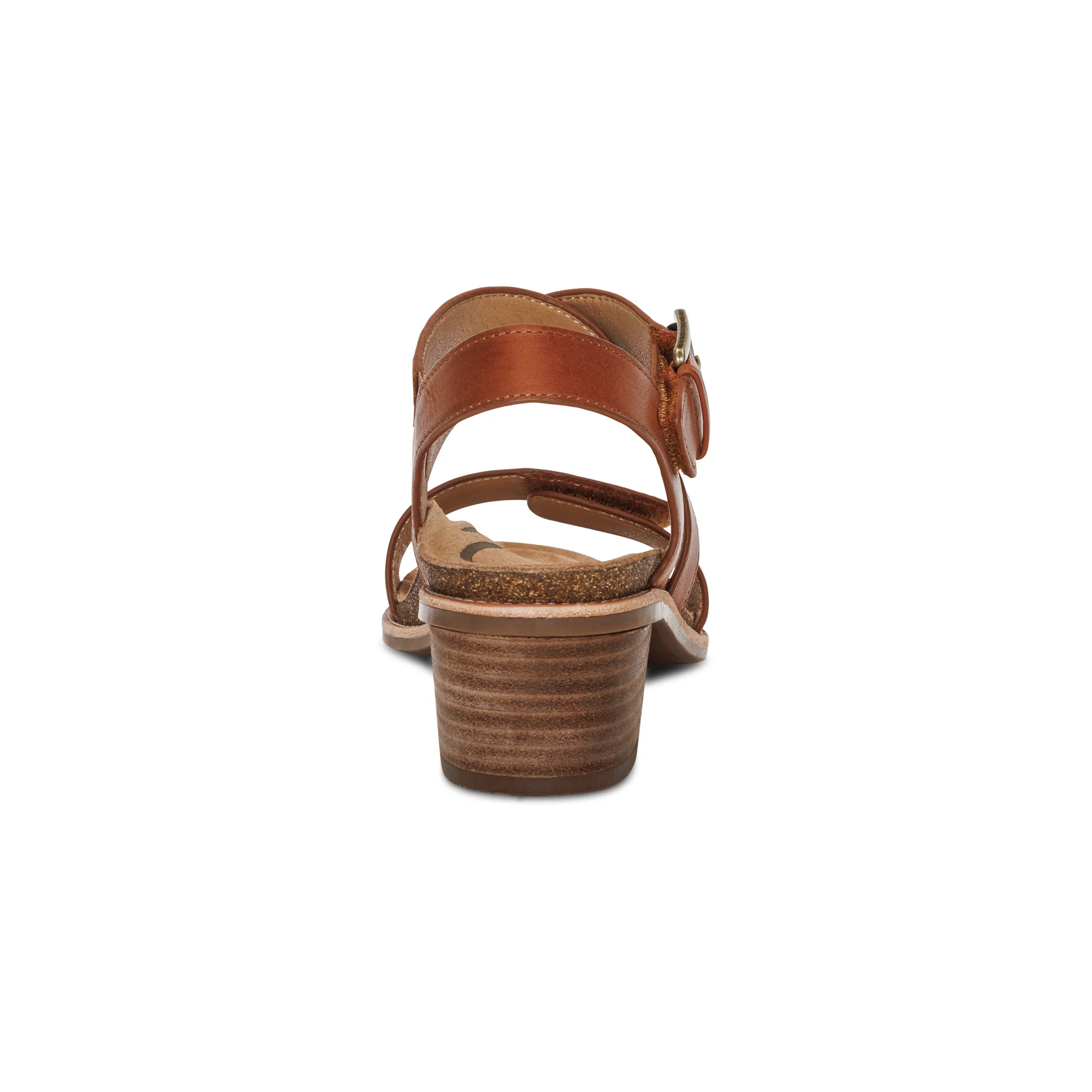 Kristin Arch Support Block Heel - Cognac - Image 3