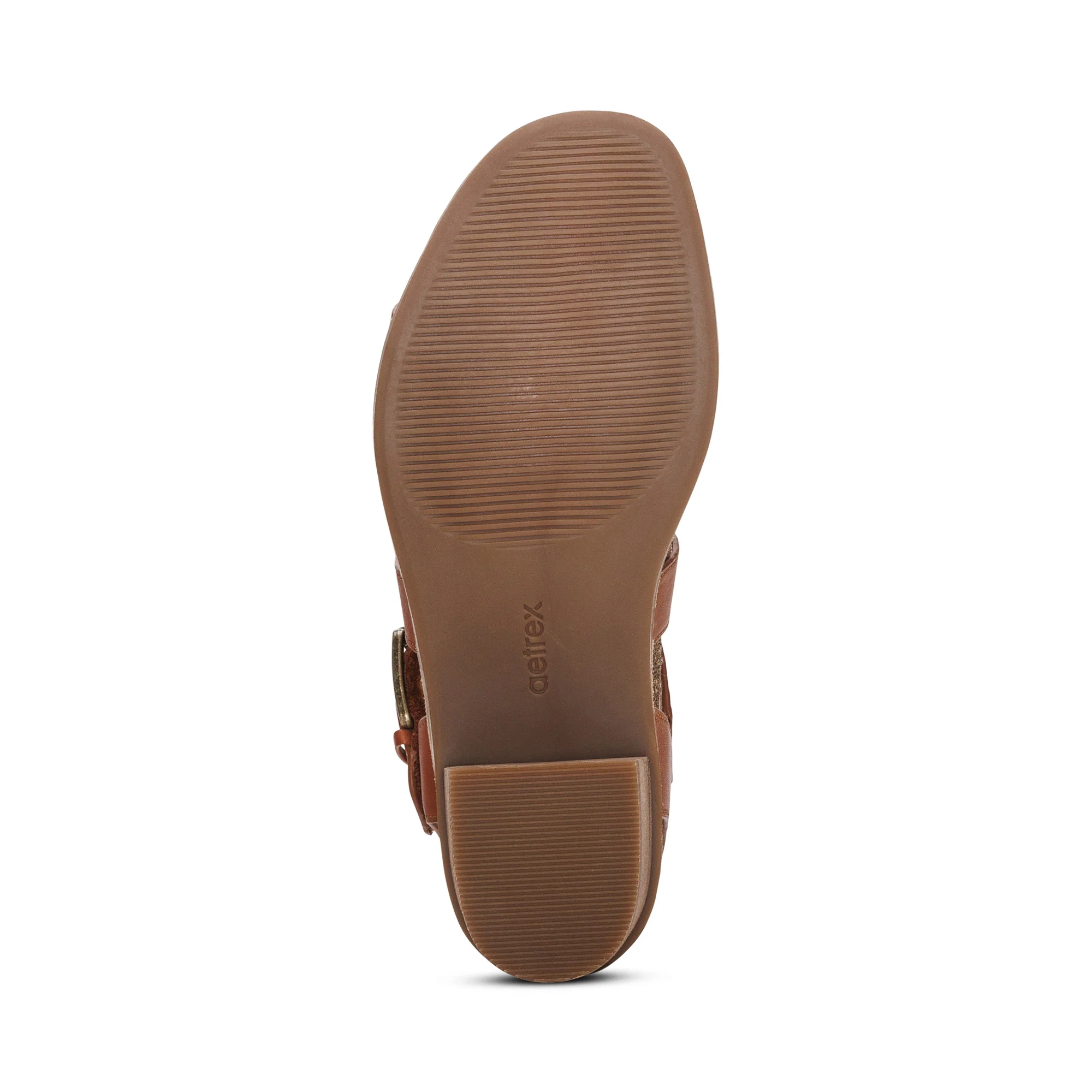 Kristin Arch Support Block Heel - Cognac - Image 6