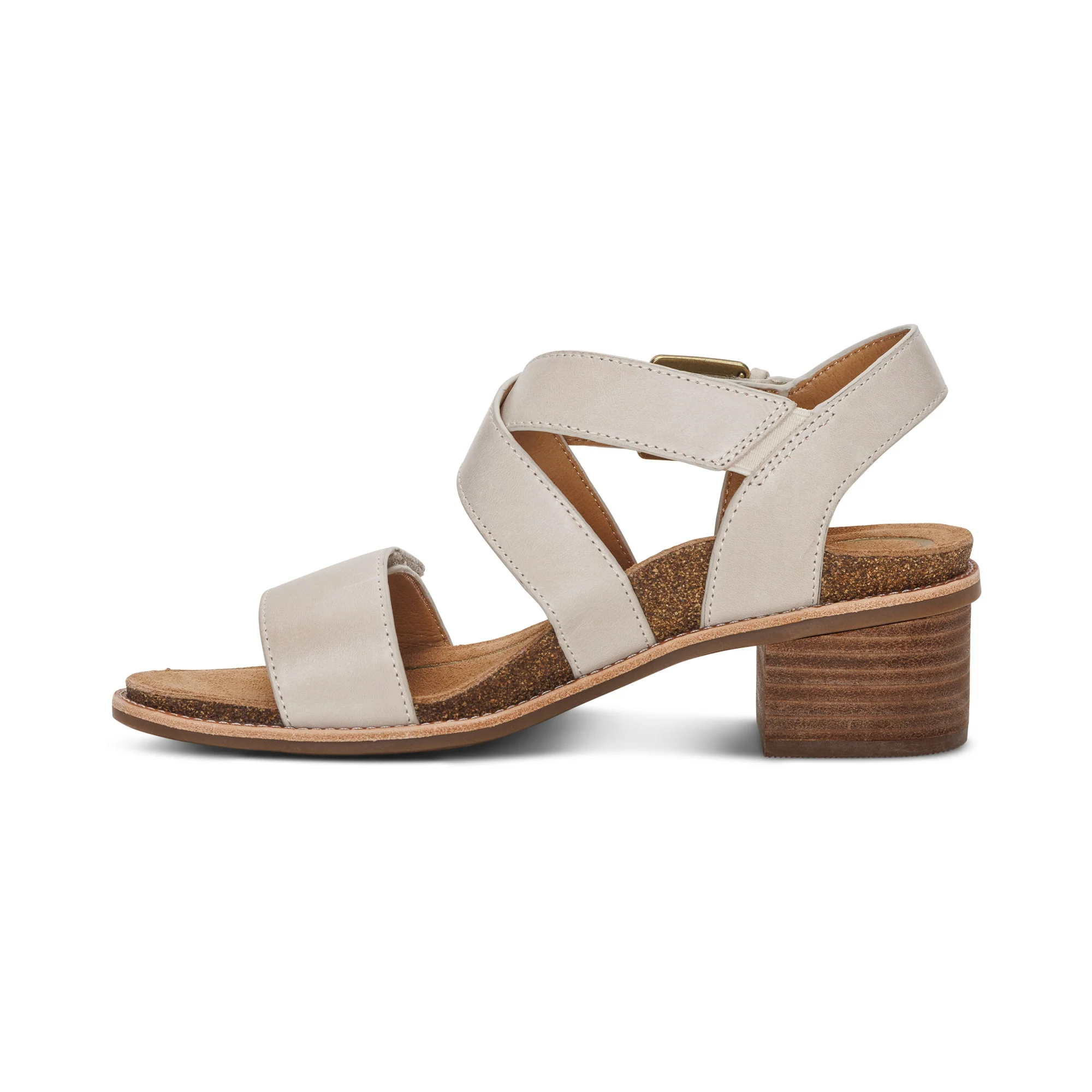 Kristin Arch Support Block Heel - Ivory - Image 4