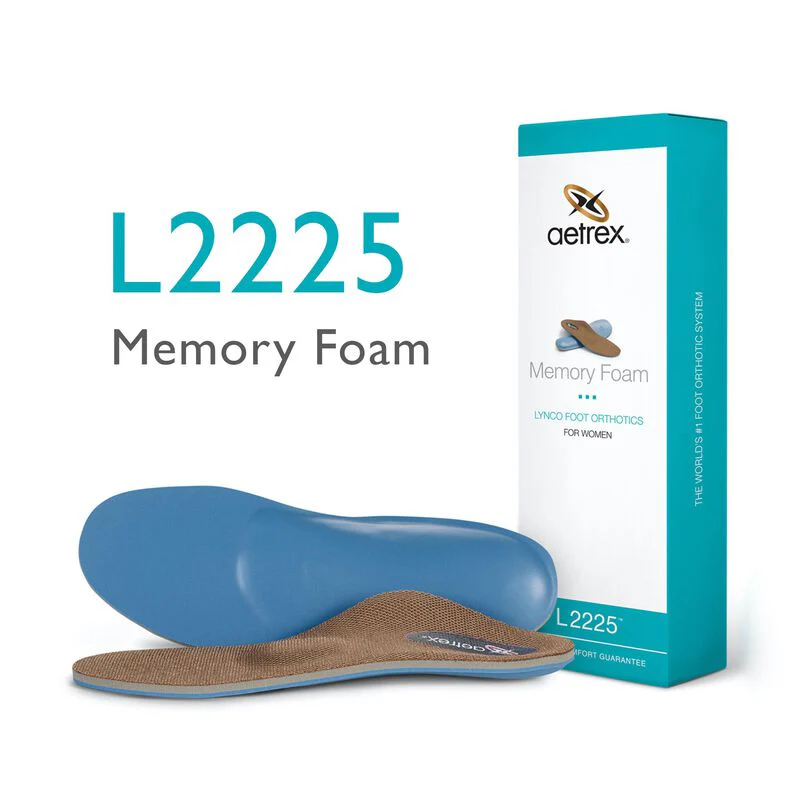 Women's Memory Foam Posted Orthotics W/ Metatarsal Support