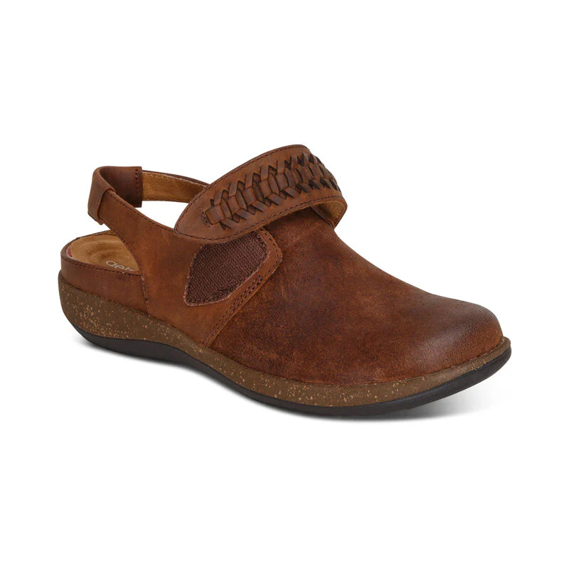 Leni Slingback Clog - Tobacco - Image 10