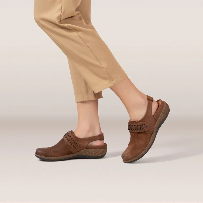 Leni Slingback Clog - Tobacco - Image 11