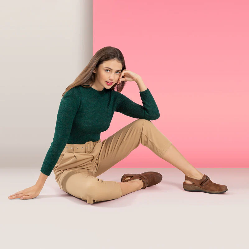 Leni Slingback Clog - Tobacco - Image 8