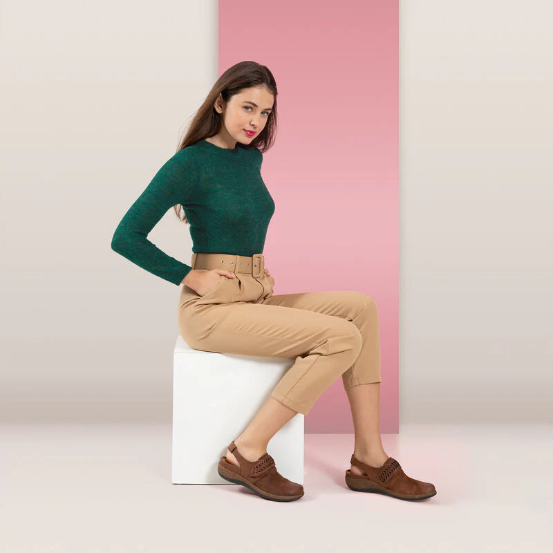 Leni Slingback Clog - Tobacco - Image 9