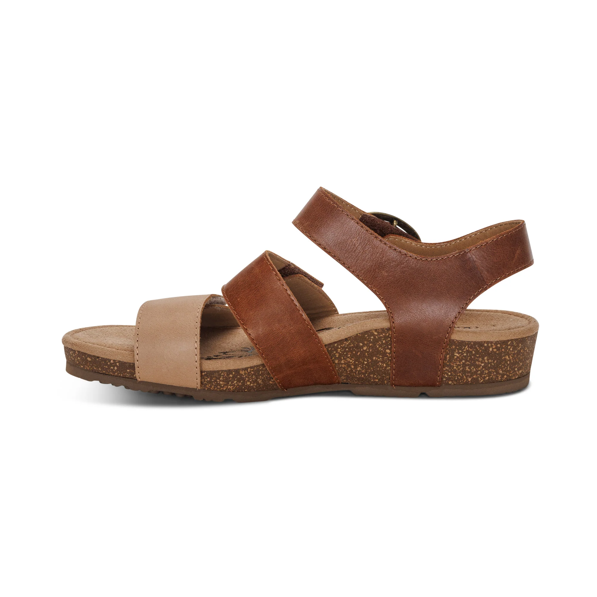 Lilly Adjustable Quarter Strap Sandal - Walnut - Image 4