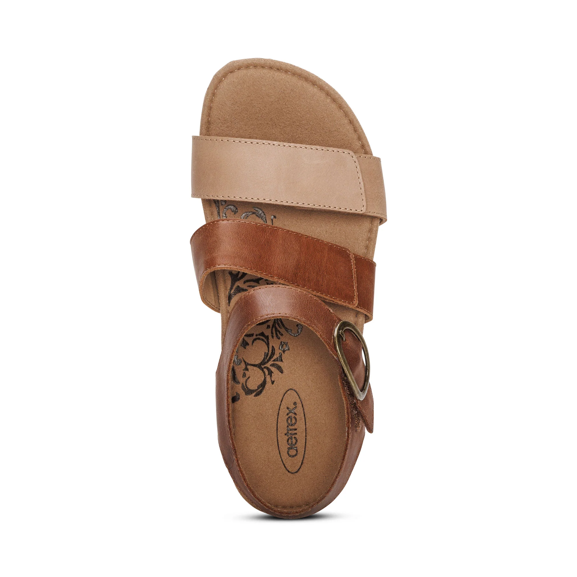 Lilly Adjustable Quarter Strap Sandal - Walnut - Image 5