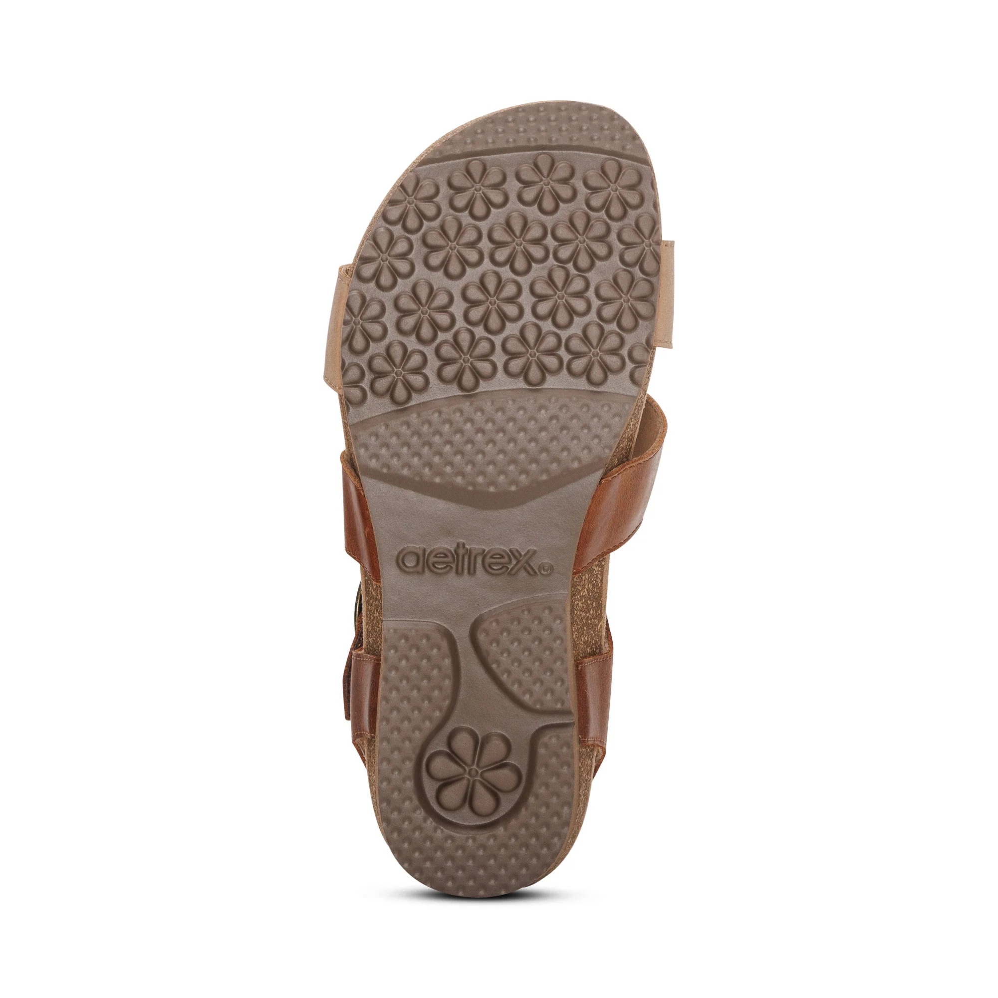 Lilly Adjustable Quarter Strap Sandal - Walnut - Image 6