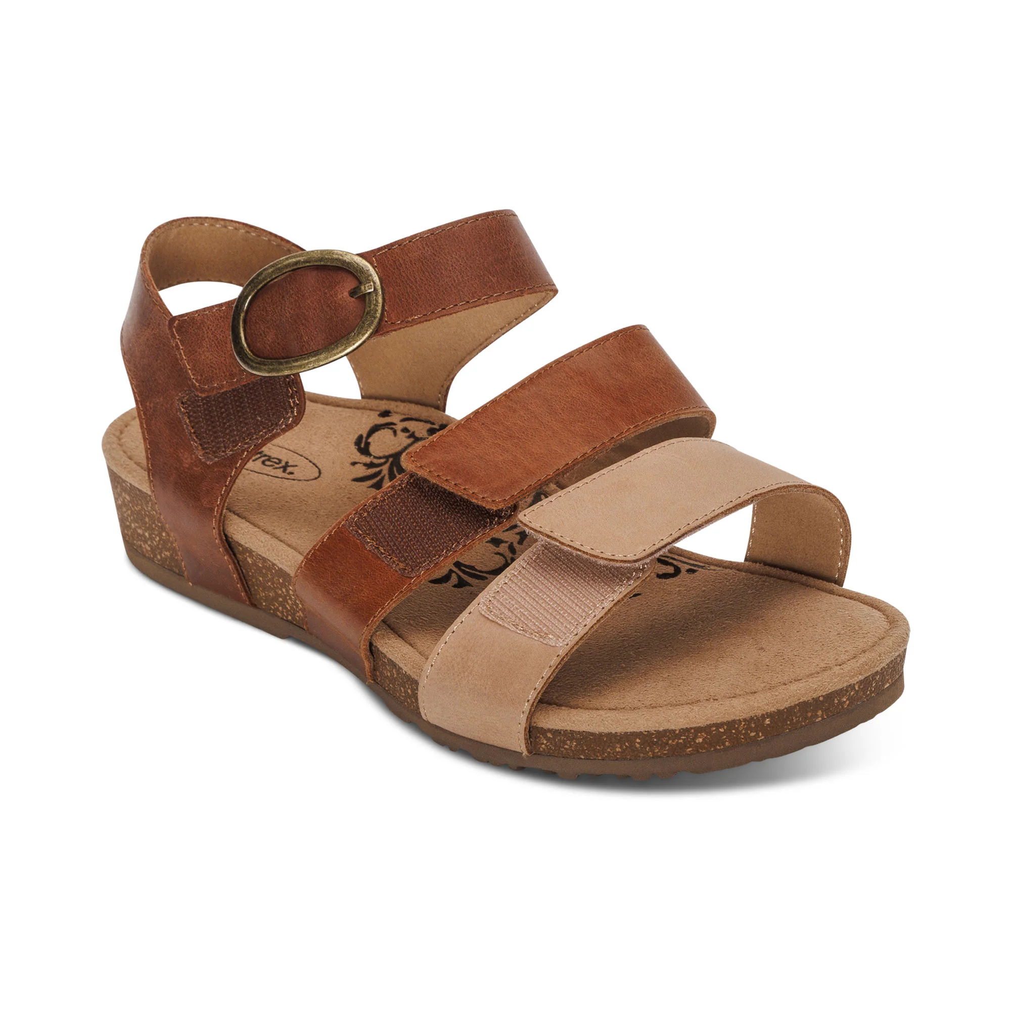Lilly Adjustable Quarter Strap Sandal - Walnut - Image 7