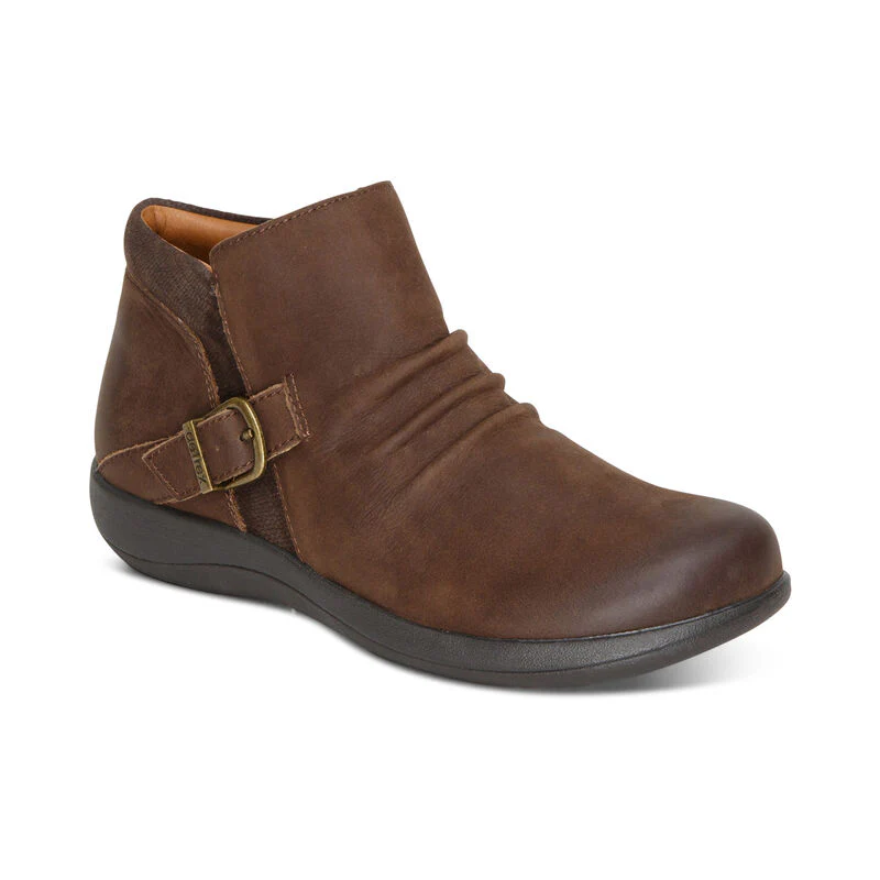 Luna Ankle Boot - Dark Earth