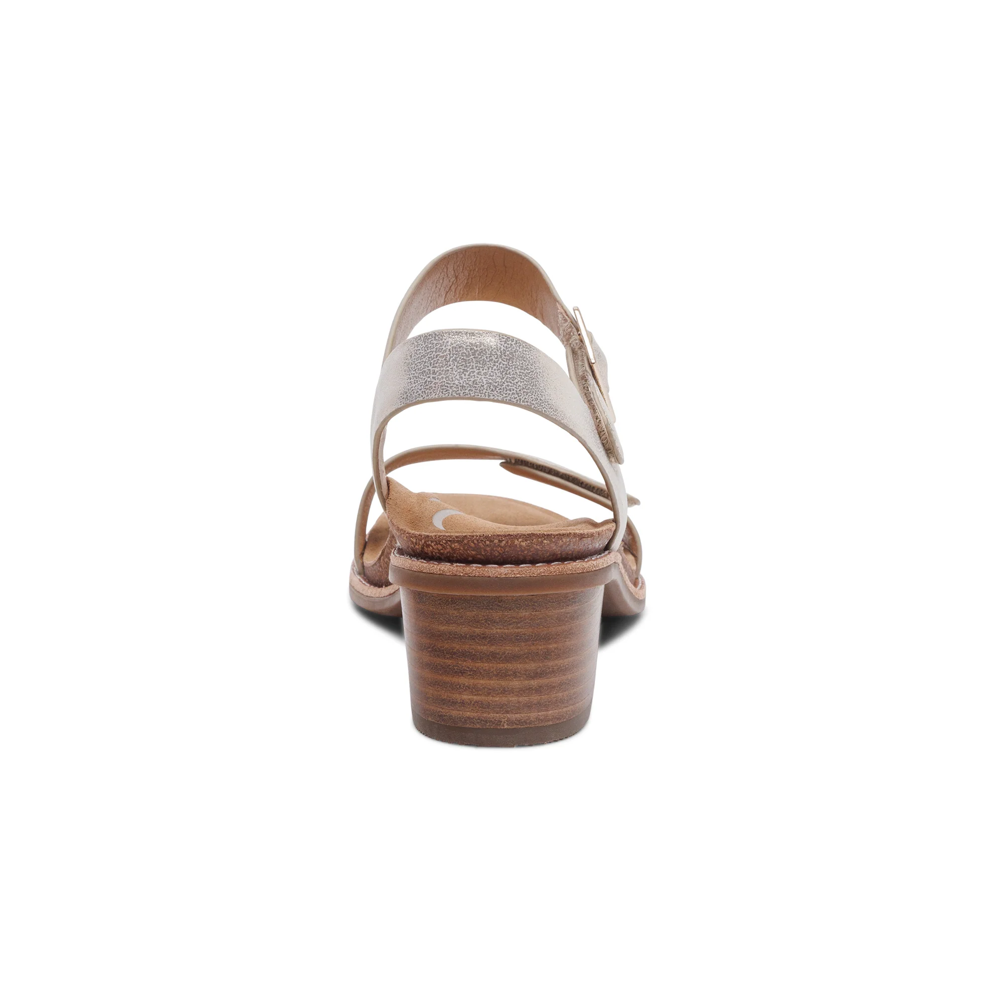 Mae Adjustable Quarter Strap Heel - Champagne - Image 3