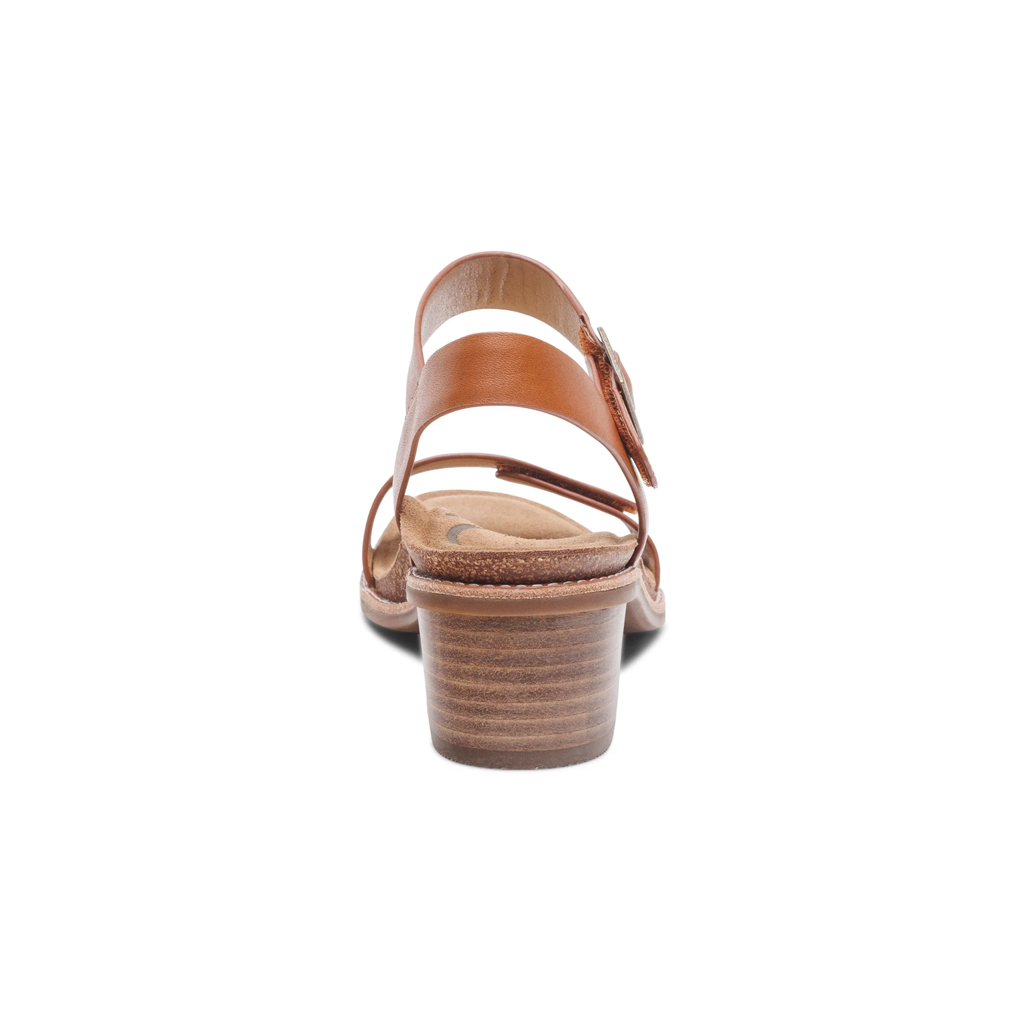 Mae Adjustable Quarter Strap Heel - Cognac - Image 3