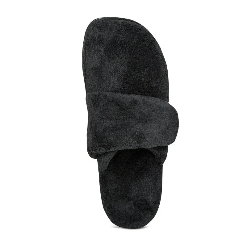 Mandy Closed Toe Slipper - Black - Image 4
